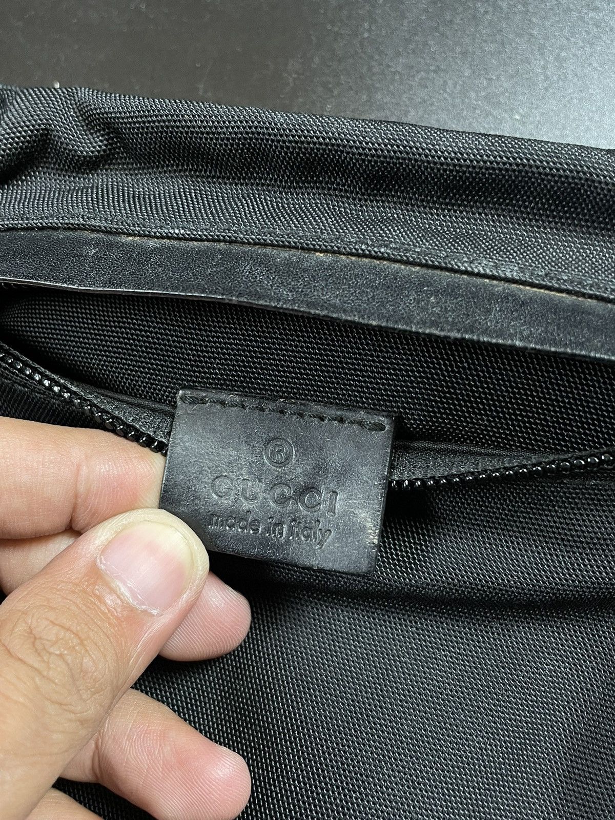 Gucci Gucci Black Nylon Belt Bag Size ONE SIZE - 8 Thumbnail