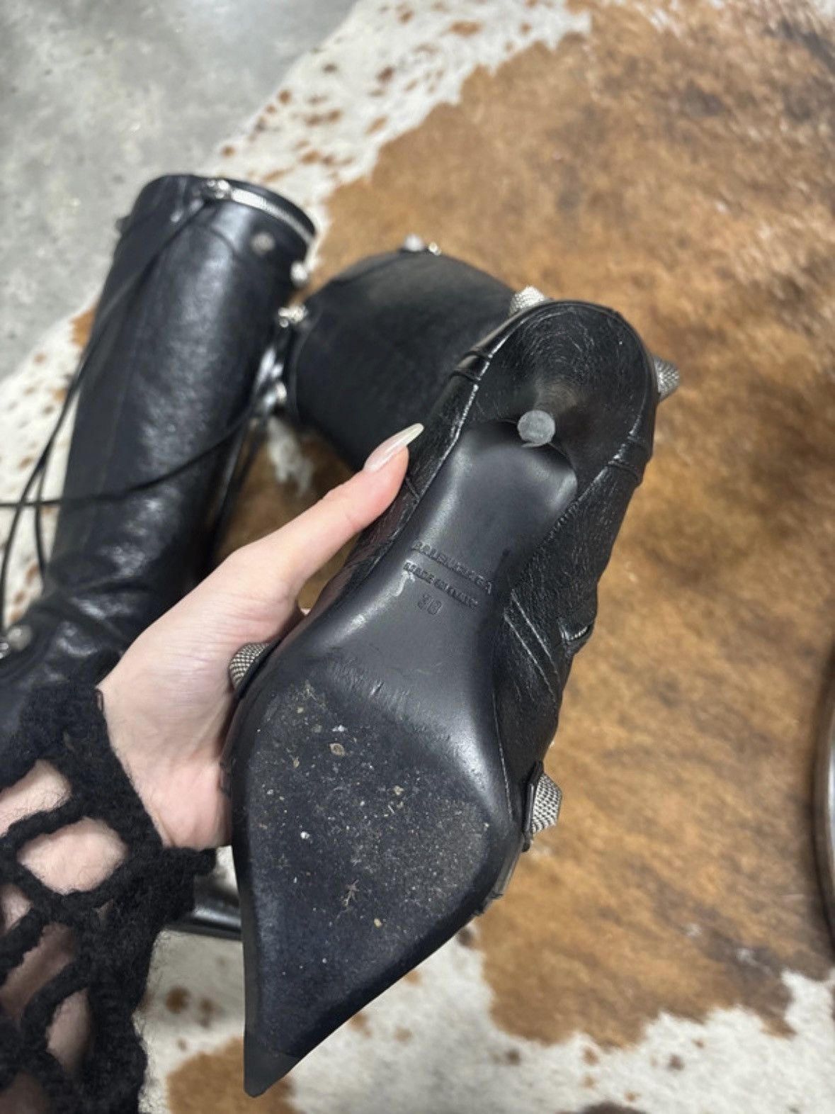 Balenciaga Balenciaga leather boots Size US 7.5 / IT 37.5 - 2 Thumbnail