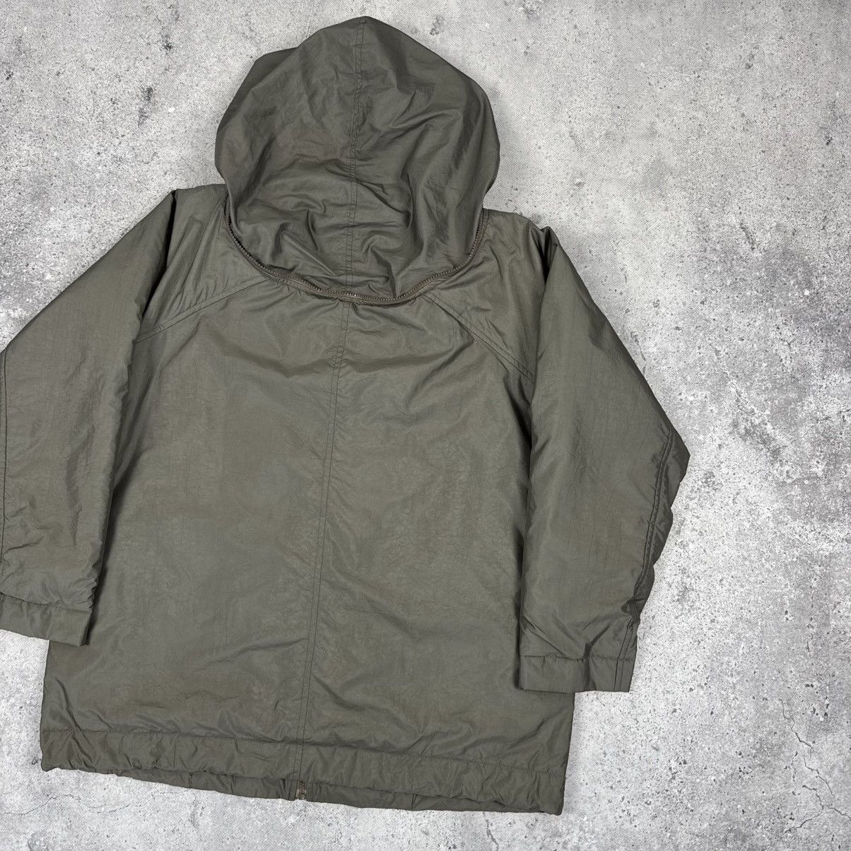 Issey Miyake × Japanese Brand × Vintage Vintage 90s Issey Miyake Windcoat Ninja Padded Jacket Olive Size US S / EU 44-46 / 1 - 7 Thumbnail