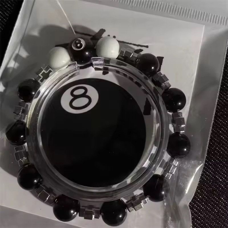 Jewelry Billiard Cross Bead Bracelet Size ONE SIZE - 5 Thumbnail