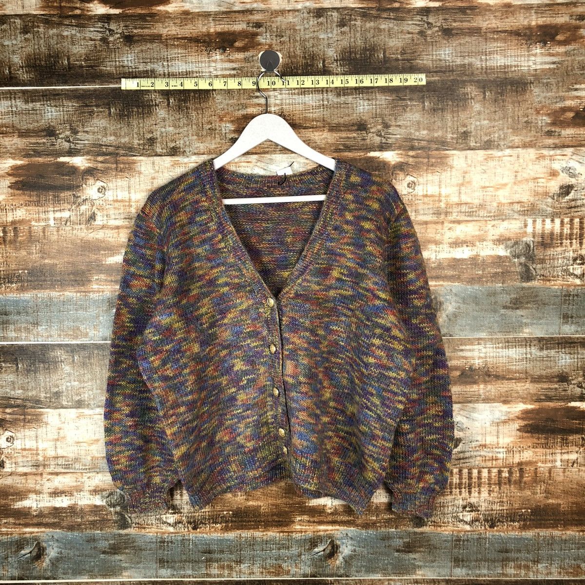 Japanese Brand Japan vintage Brown Cardigan Knitwear #A2048 Size M / US 6-8 / IT 42-44 - 1 Thumbnail