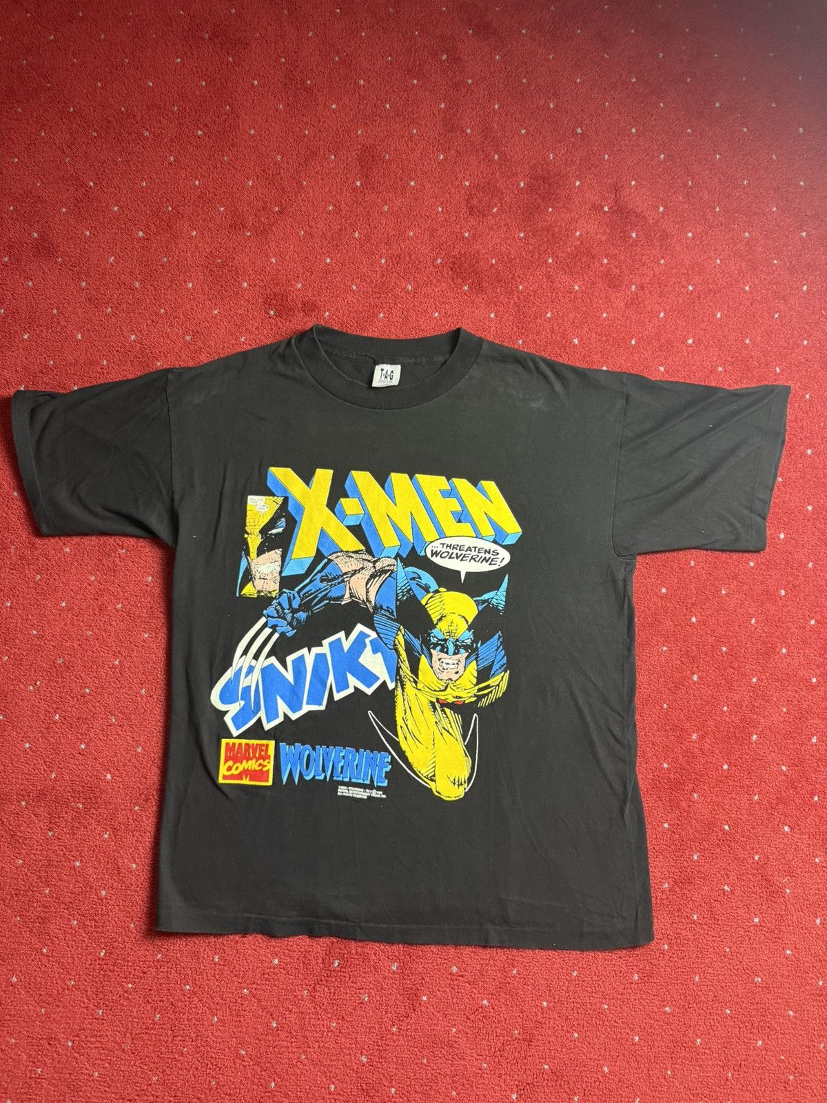 Vintage Vintage Marvel X-Men threatens Wolverine 1993 Shirt Size US L / EU 52-54 / 3 - 1 Thumbnail