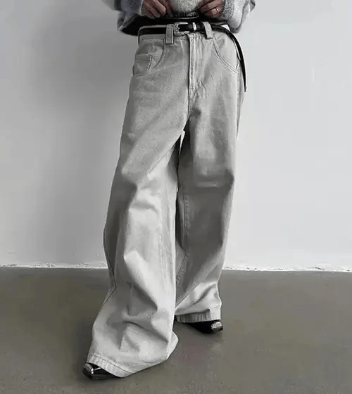 Japanese Brand × Jean × Vintage Fashion Dragging Skater Baggy Jeans Unisex Size US 30 / EU 46 - 4 Thumbnail