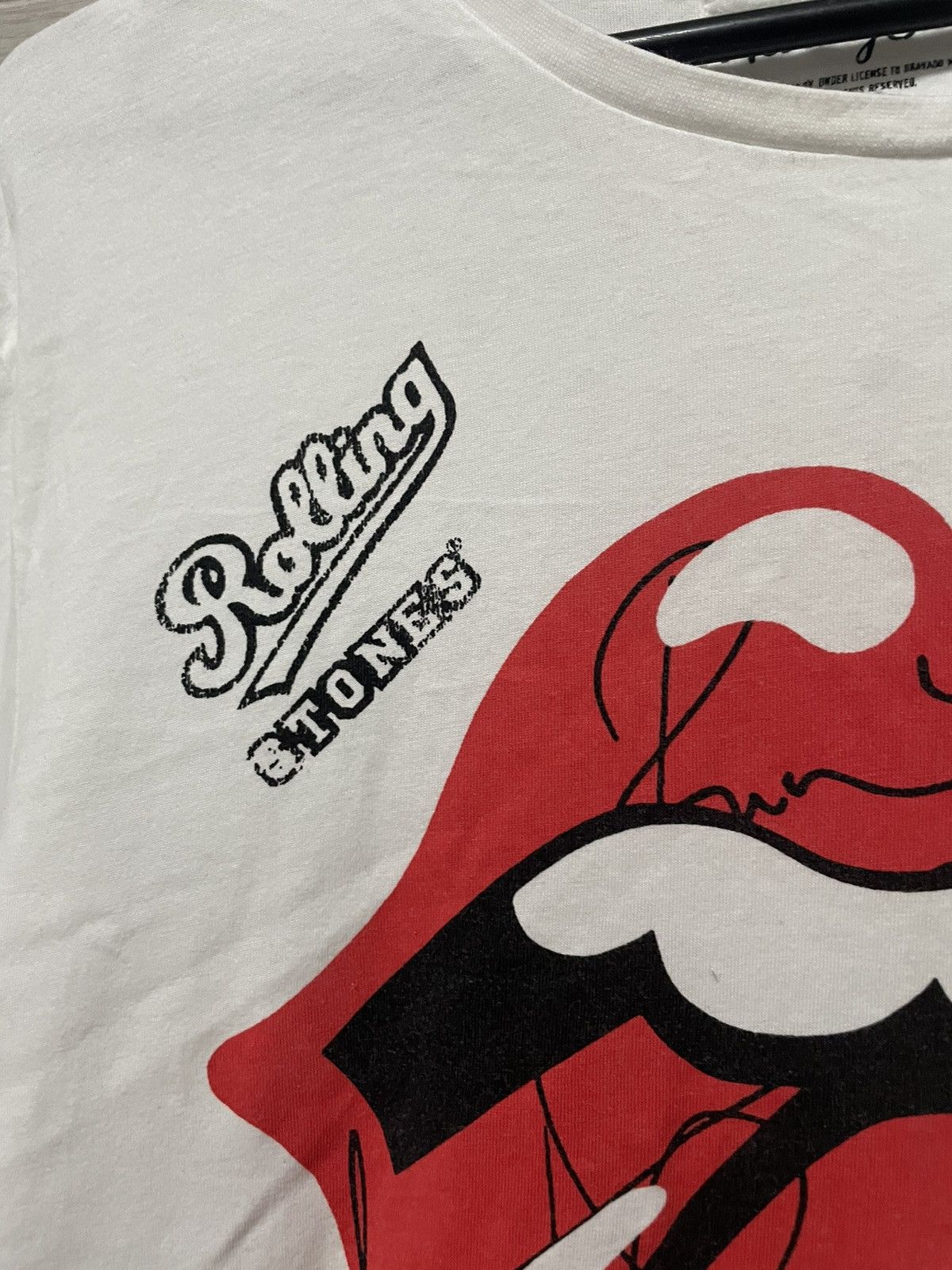 Band Tees × Vintage Rolling Stones Big Logo Signed Graphic Tee Vintage T Shirt Size US XL / EU 56 / 4 - 4 Thumbnail