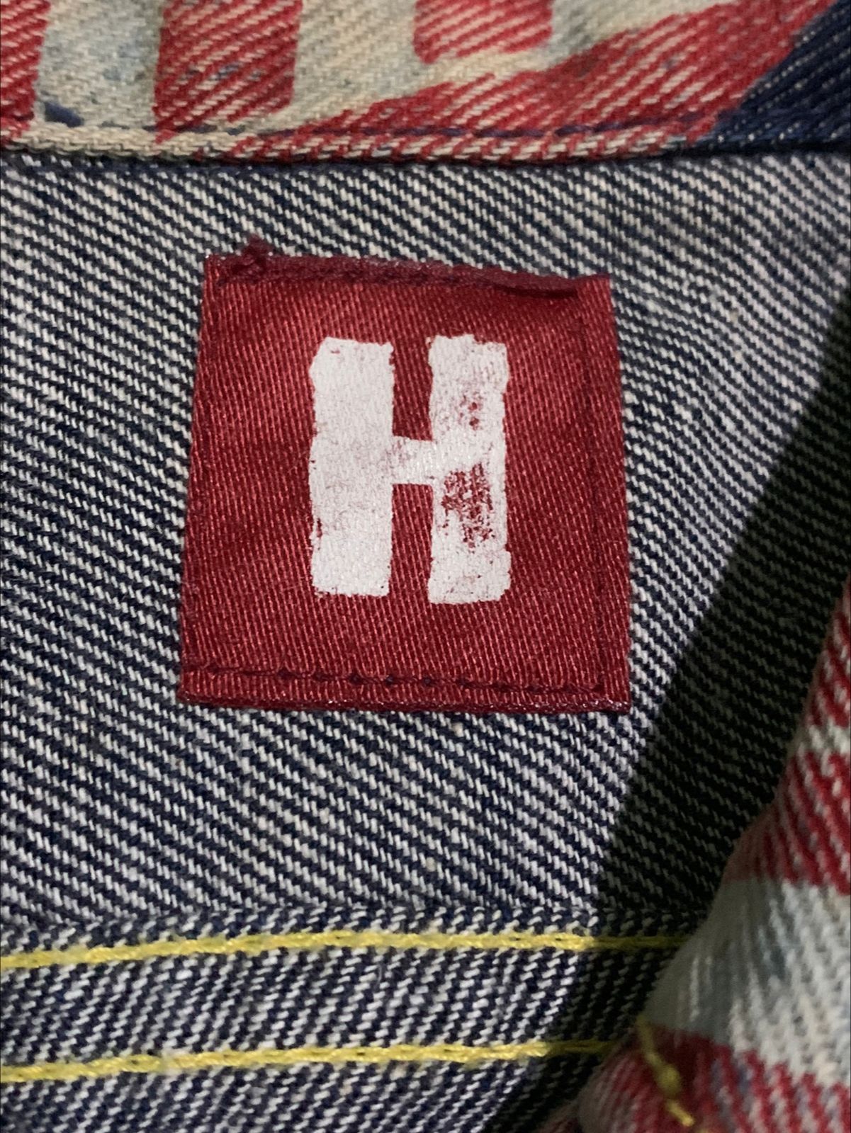 Hysteric Glamour × If Six Was Nine × Japanese Brand 1990s Hysteric Glamour All Over Print Denim Jacket Size US S / EU 44-46 / 1 - 3 Thumbnail