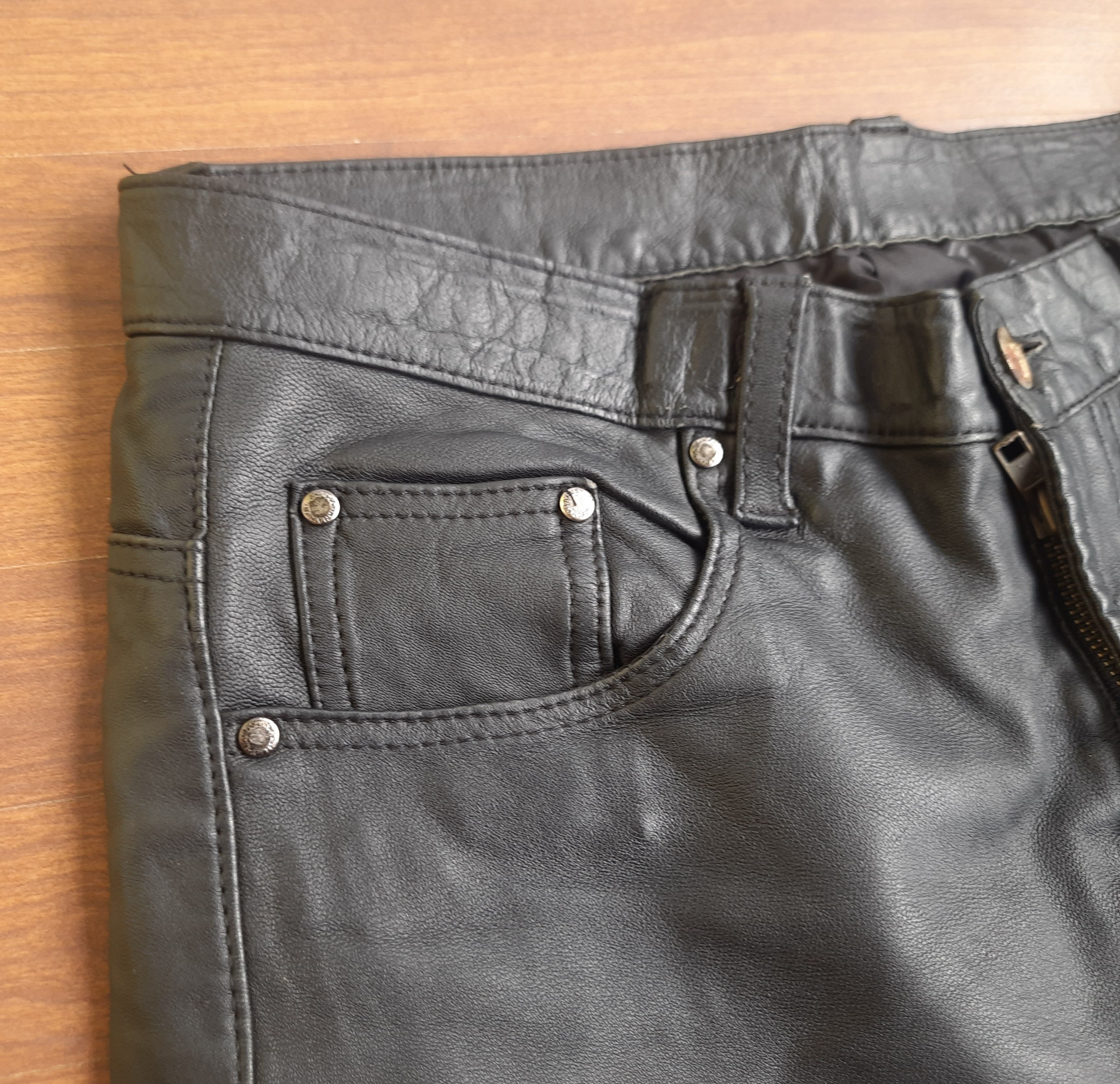 Beauty Beast Y2K No Label Leather Pants Japan Grunge Size US 30 / EU 46 - 8 Thumbnail
