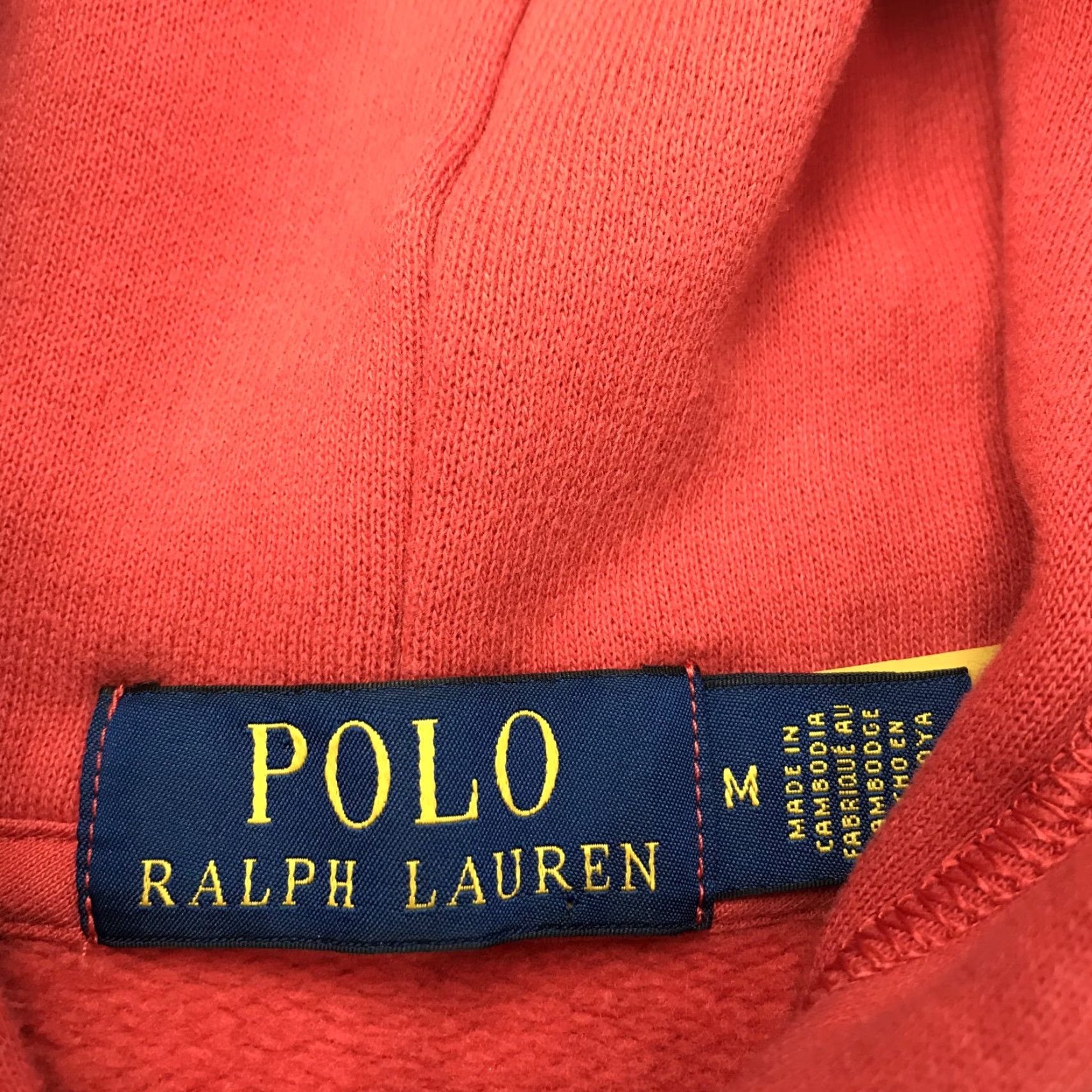 Polo Ralph Lauren Polo Ralph Lauren Hoodie Mens Medium Pink Sweatshirt Fleece Pullover Hoodie Size US M / EU 48-50 / 2 - 5 Thumbnail
