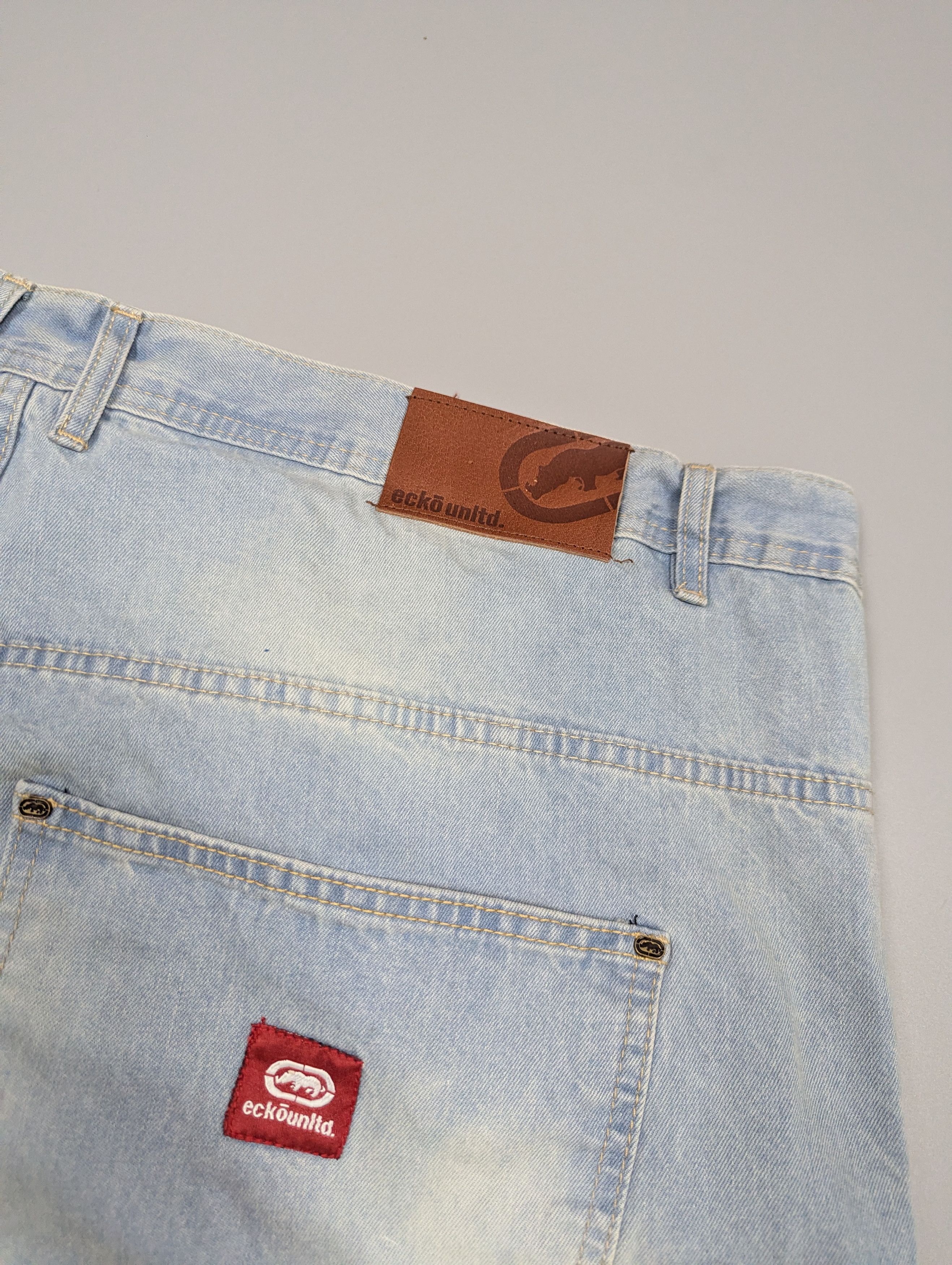 Ecko Unltd. NEW Ecko Unltd. "Fat Bro" Y2K Baggy Jeans W50 L34 Size US 44 / EU 60 - 8 Thumbnail