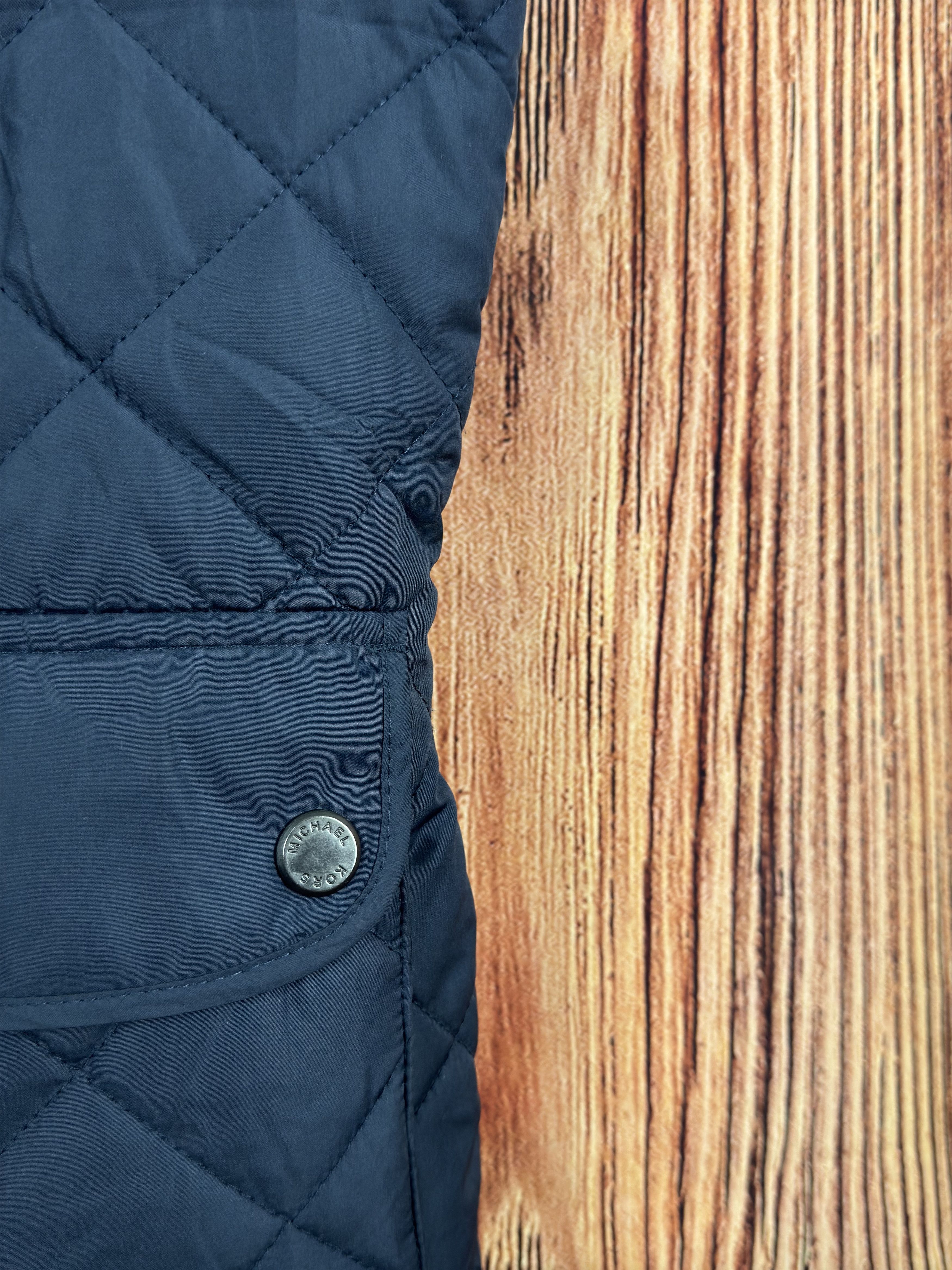 Michael Kors Michael Kors Blue Navy Gilet Vest Size US L / EU 52-54 / 3 - 5 Thumbnail
