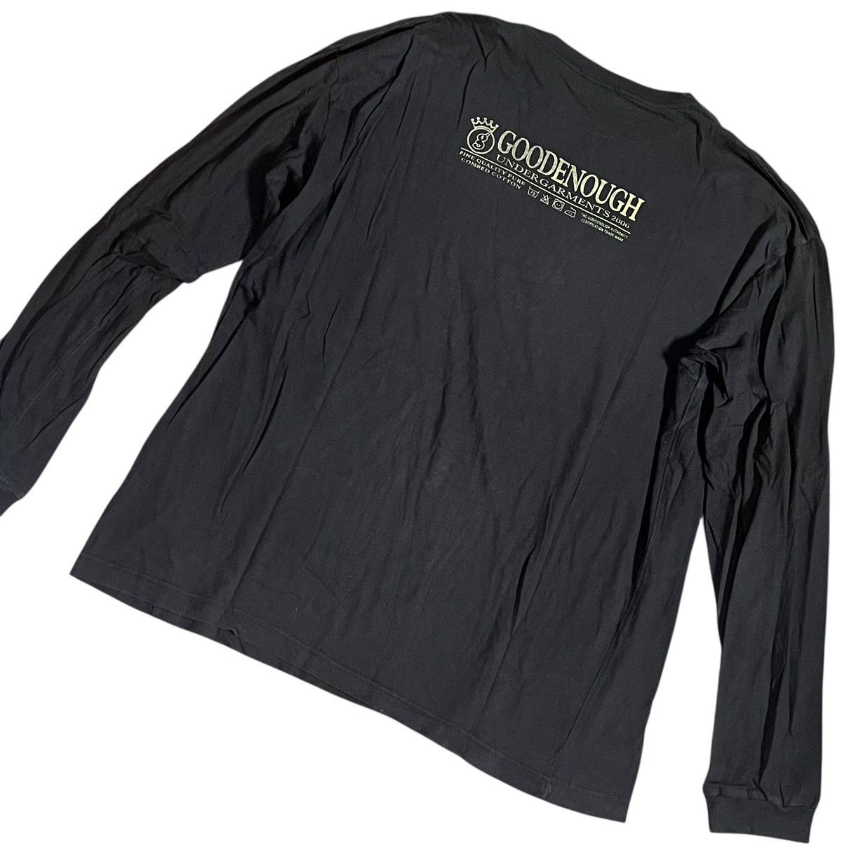 GOODENOUGH Goodenough by hiroshi fujiwara care tag logo longsleeve Size US L / EU 52-54 / 3 - 4 Thumbnail