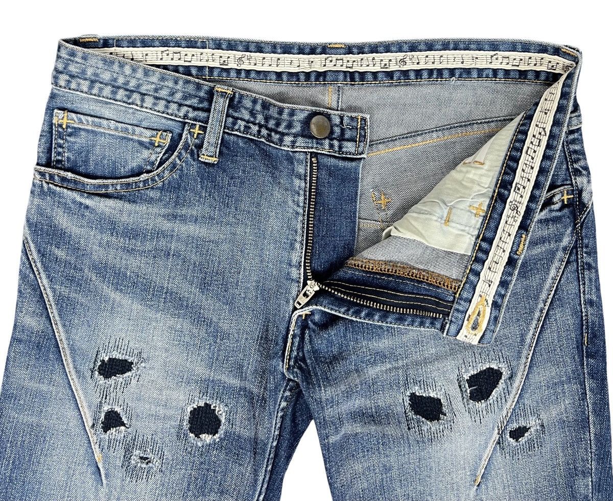 Number (N)ine Number Nine Distressed Denim Size US 30 / EU 46 - 9 Thumbnail