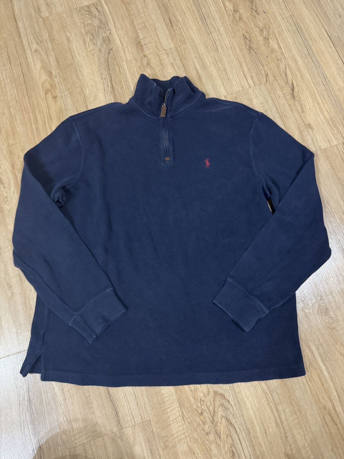 Polo Ralph Lauren Polo Ralph Lauren Half Zip Sweater Size US L / EU 52-54 / 3 - 1 Thumbnail