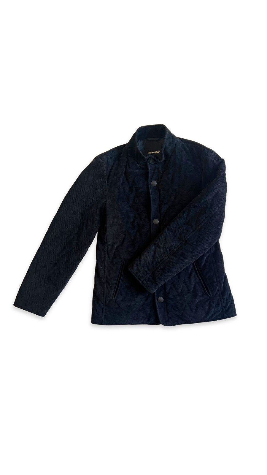 Giorgio Armani Giorgio Armani Black Label Rare Quilted Jacket Made in Italy Size US L / EU 52-54 / 3 - 5 Thumbnail