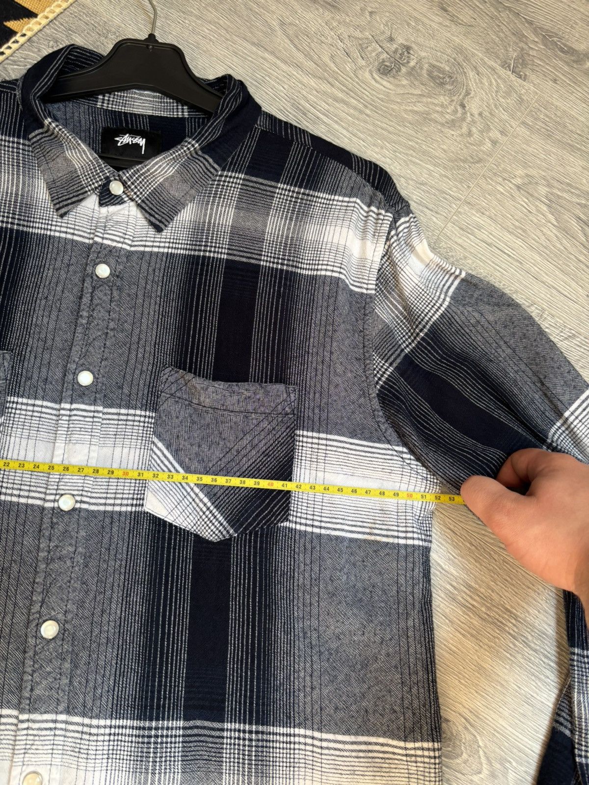 Stussy Stussy Shadow Plaid Western Button-Down Shirt L size Large Size US L / EU 52-54 / 3 - 14 Thumbnail