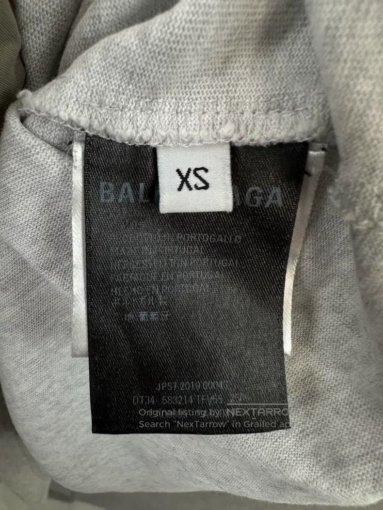 Balenciaga Balenciaga Gray Lock Logo Short Sleeve Size XS Size US XS / EU 42 / 0 - 4 Thumbnail