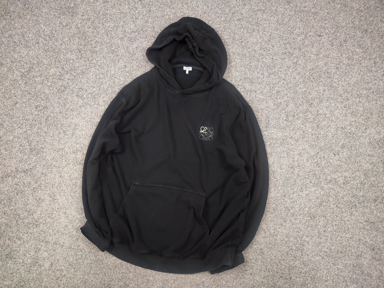 Loewe Loewe mini classic logo black oversized authentic hoodie Size US XL / EU 56 / 4 - 3 Thumbnail