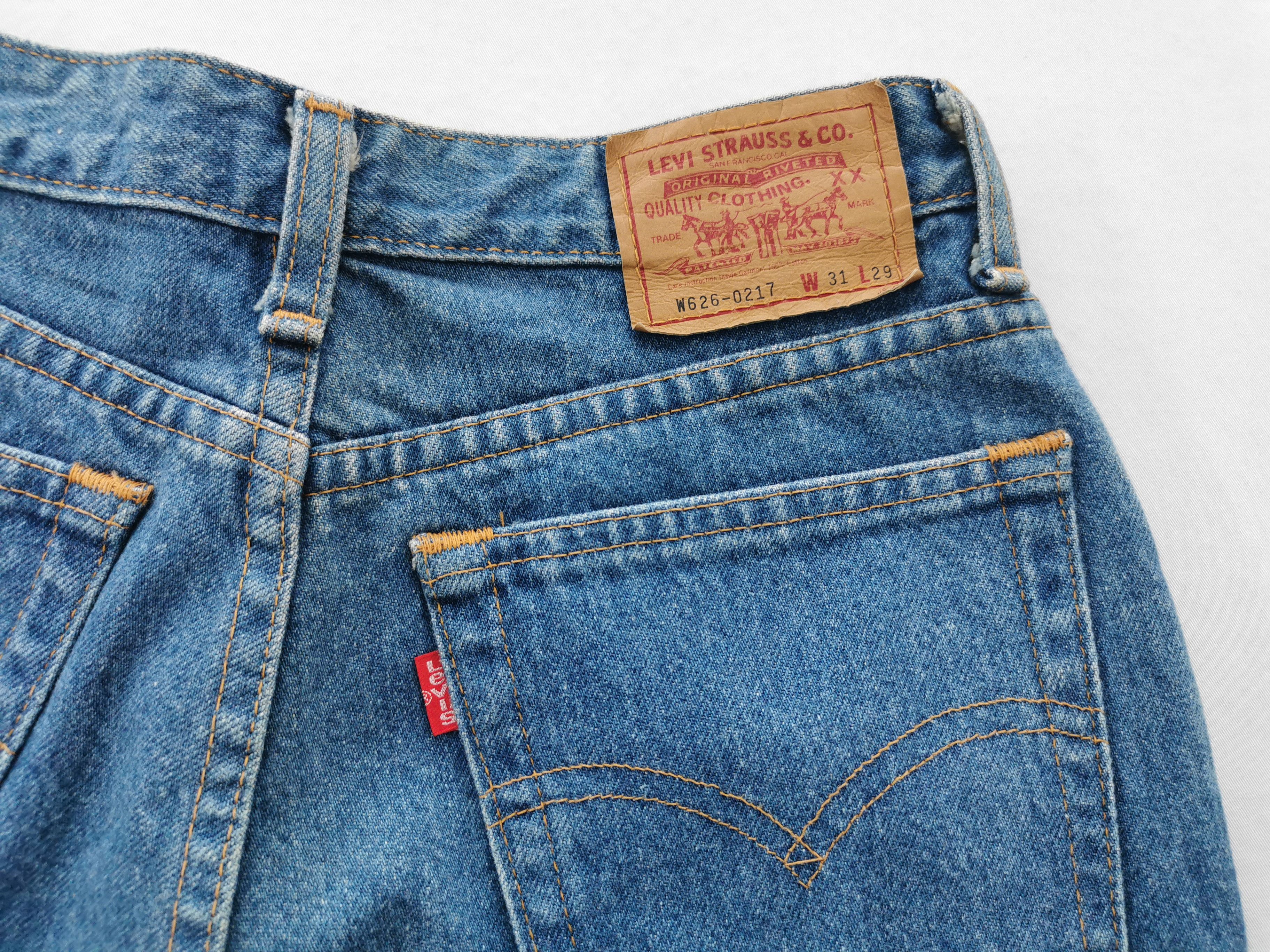 Levi's Vintage Levis Lot 626 Denim Made In USA Size 26/31x29 Size US 26 / EU 42 - 7 Thumbnail