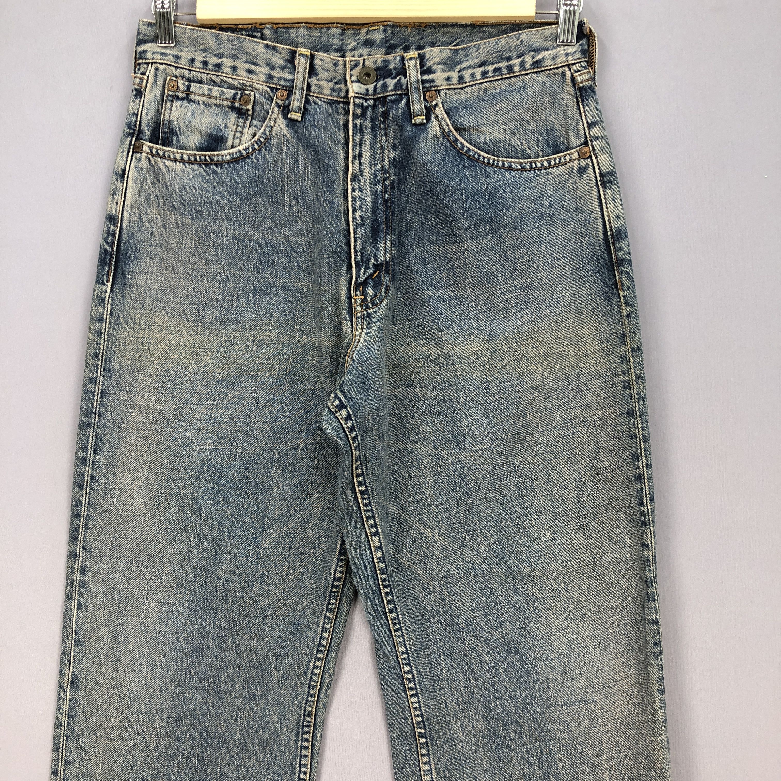 Levi's Crazy Y2K Baggy Levis 504 Jeans Levi's Cyber Faded Denim Size US 32 / EU 48 - 3 Thumbnail