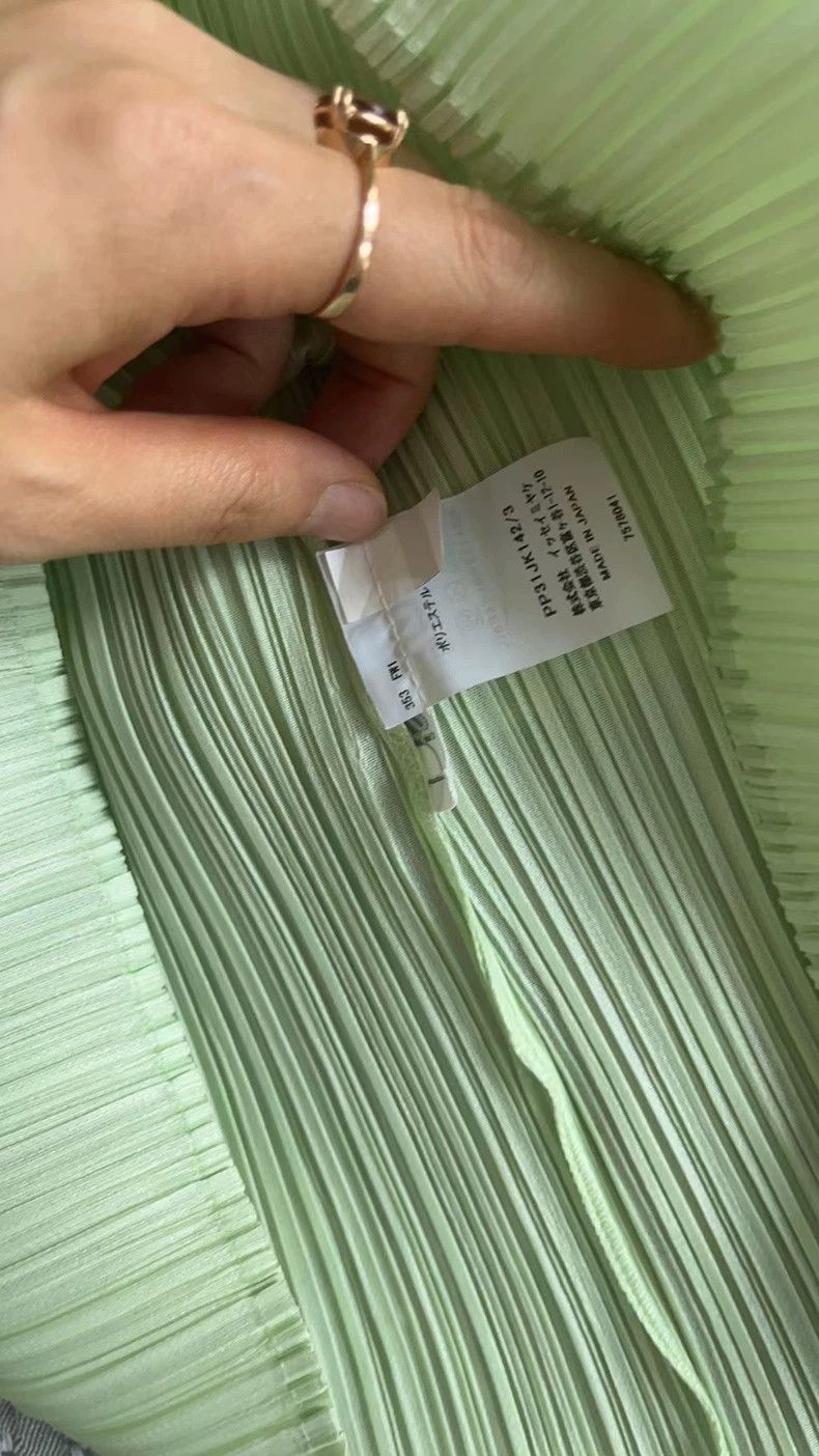 Issey Miyake issey miyake size:3 Green pleated coat Size XXS / US 00 / IT 34 - 4 Thumbnail