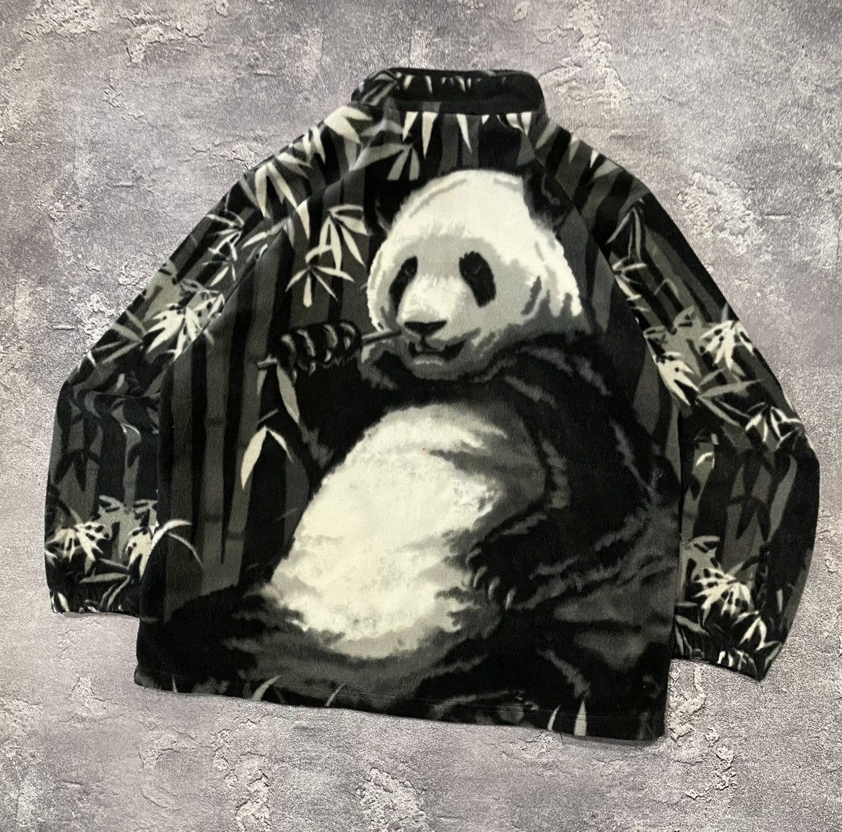 Japanese Brand × Vintage Vintage Panda Polar Animal Fleece Jacket Size US M / EU 48-50 / 2 - 2 Thumbnail