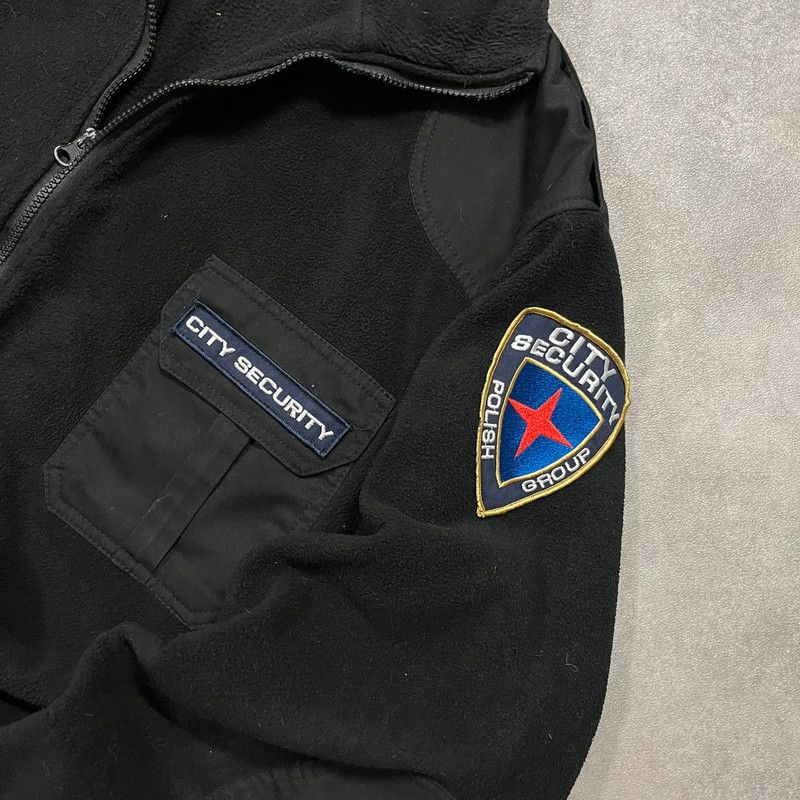 Japanese Brand Vintage Polish City Security Sherpa Fleece Retro Y2K Style Size US XXL / EU 58 / 5 - 3 Thumbnail