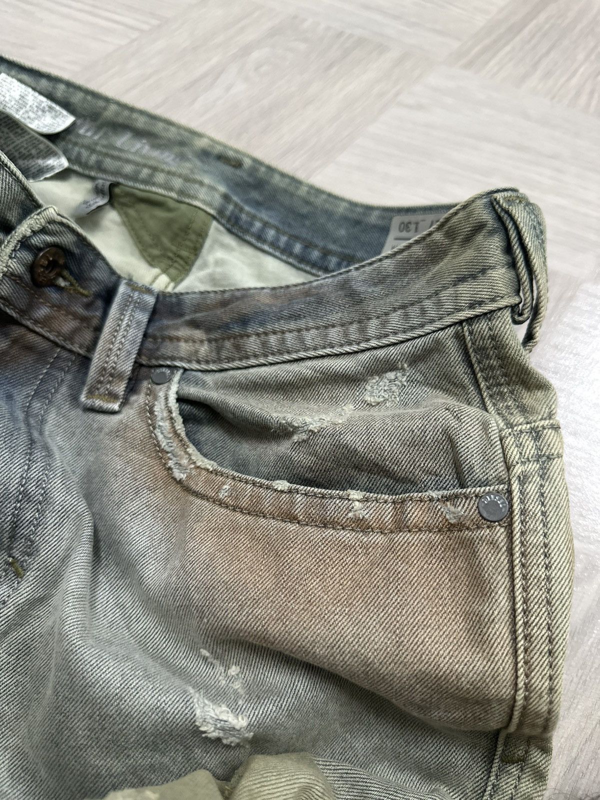 Diesel Diesel Thavar Mud Wash Slim Skinny Jeans Size US 30 / EU 46 - 12 Thumbnail