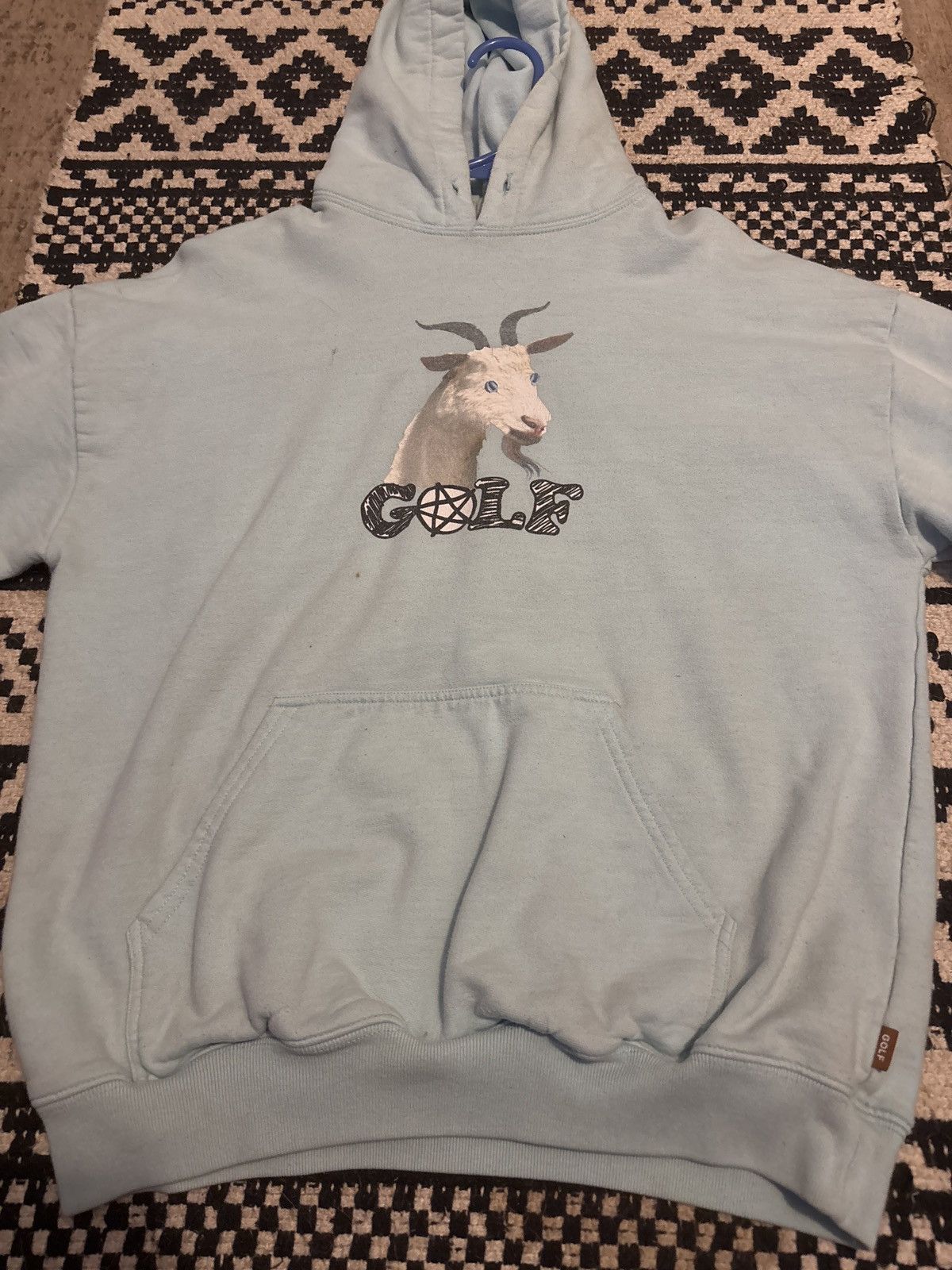 Golf Wang Vintage Tyler the Creator Golf Wang Goat OFWGKTA Blue Hoodi Size US M / EU 48-50 / 2 - 1 Thumbnail