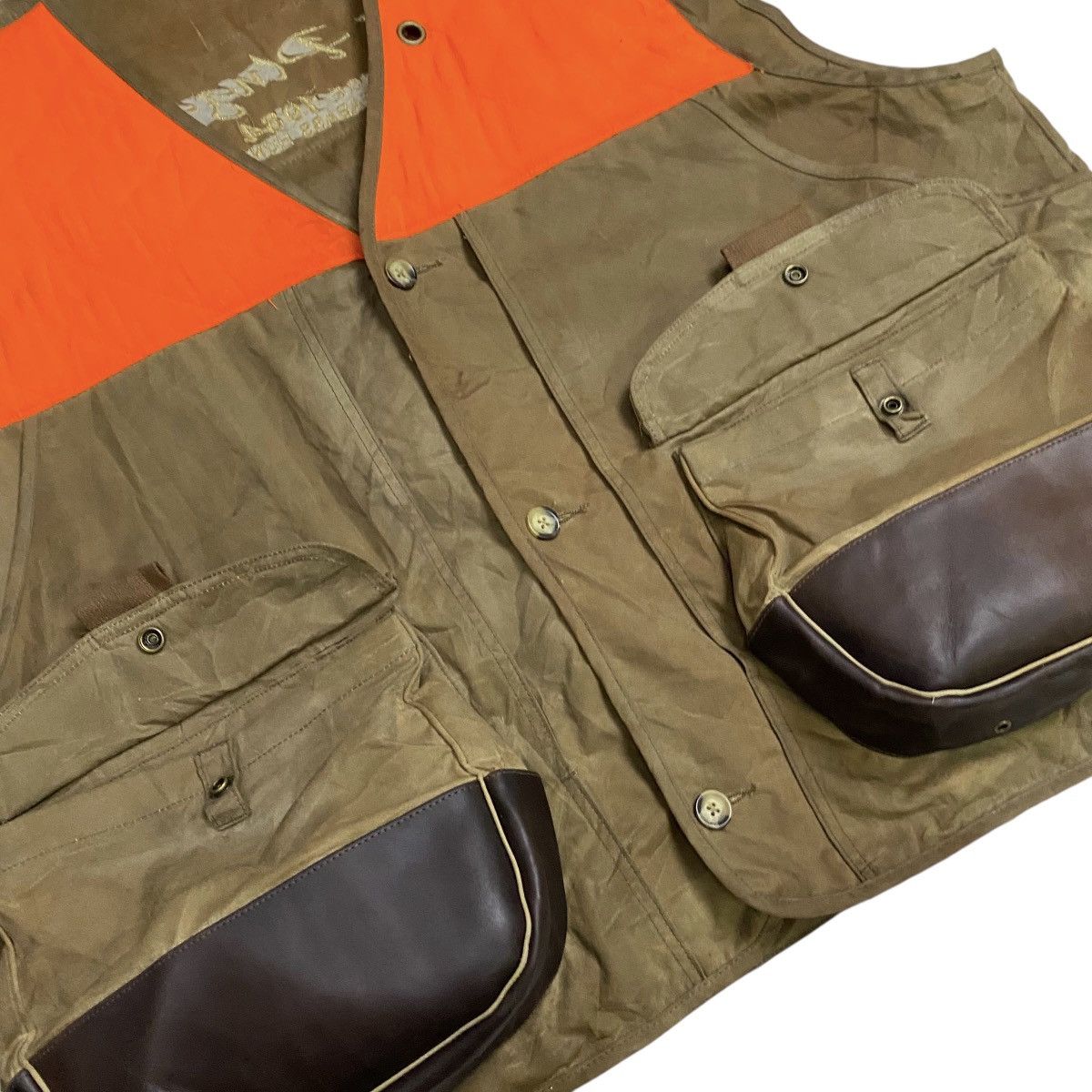 Hunter Cabelas Big Plugger Tin Cloth Seabass Hunting vest Size US XXL / EU 58 / 5 - 14 Thumbnail