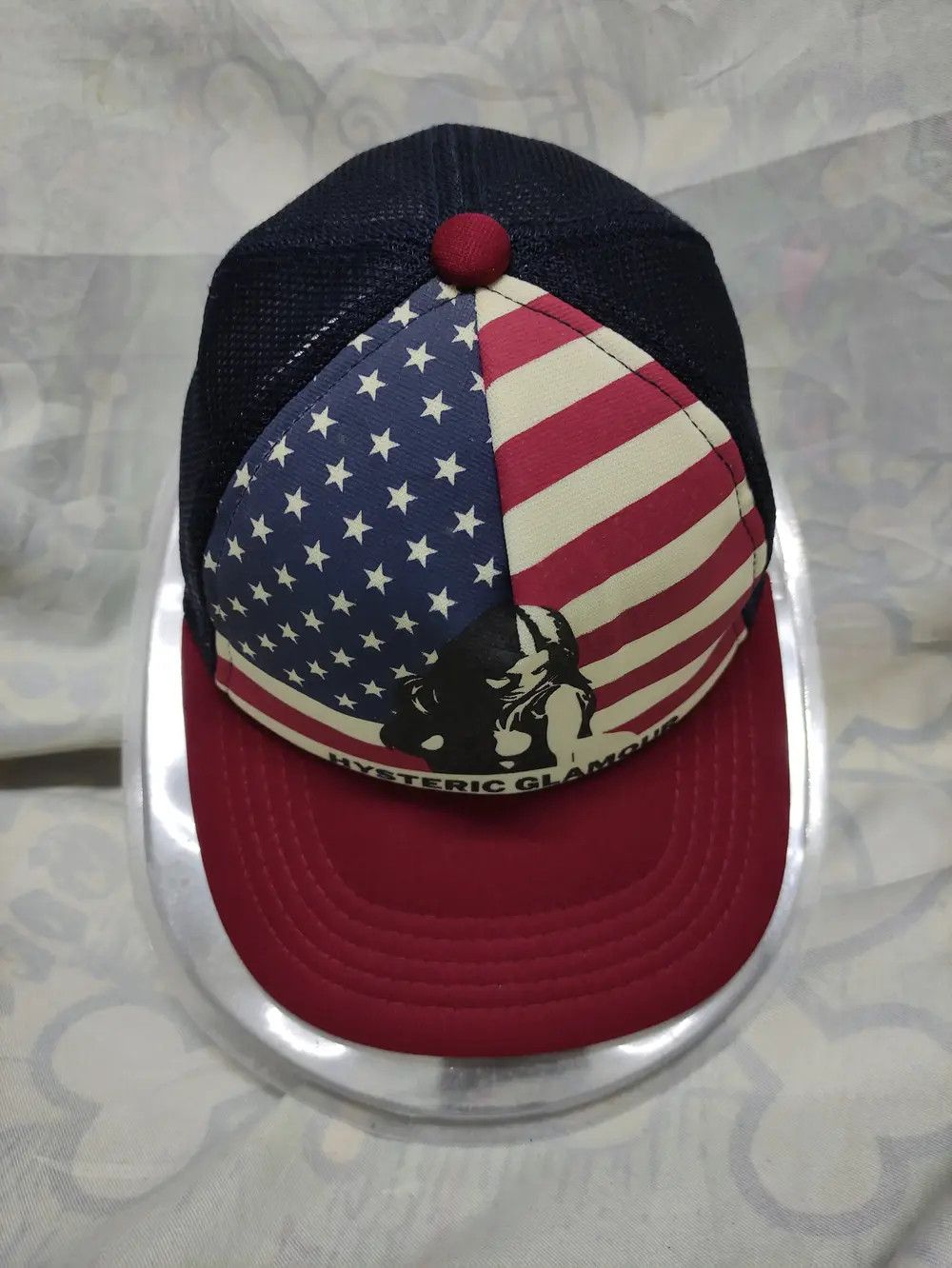 Hysteric Glamour JOEY HYSTERIC GLAMOUR AMERICAN FLAG GIRL TRUCKER CAP Size ONE SIZE - 6 Thumbnail