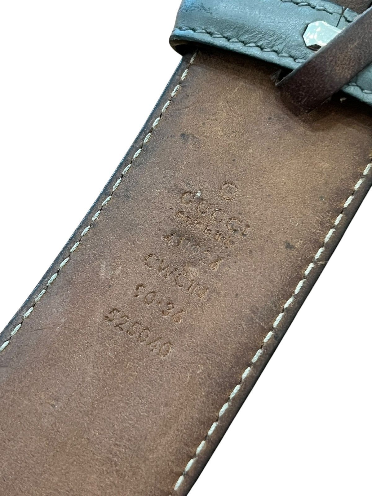 Gucci Gucci Interlocking Sima Belt Size 36 - 3 Thumbnail