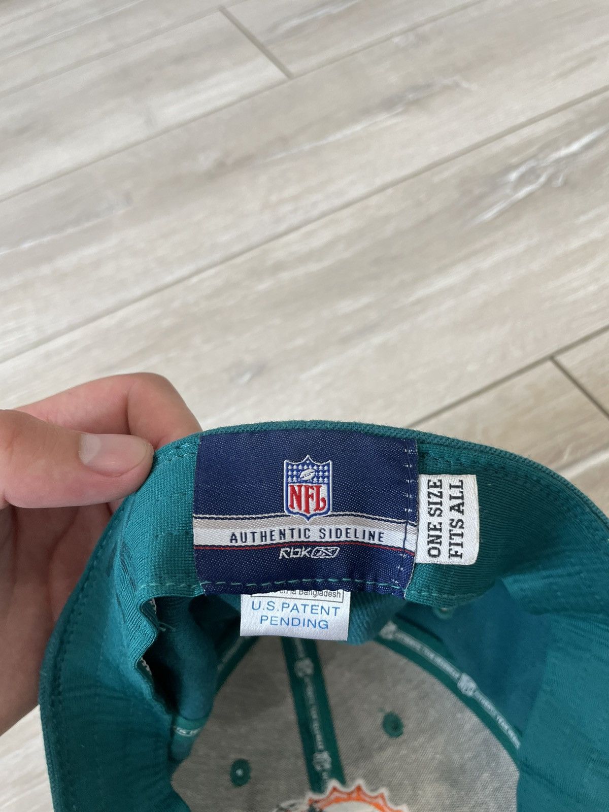 Reebok MIAMI DOLPHINS NFL Football Reebok Aqua Hat Baseball Cap Size ONE SIZE - 7 Thumbnail