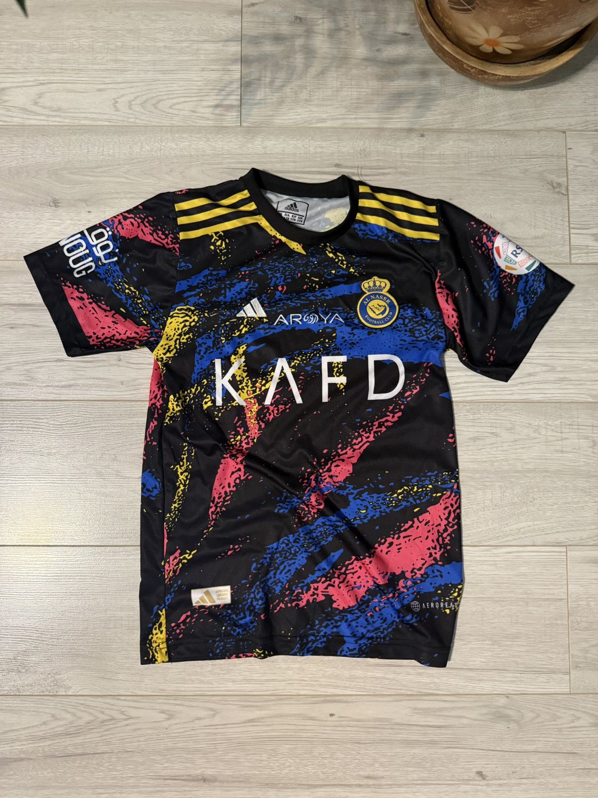 Adidas #7 Ronaldo Al Nassr Adidas jersey shirt Size US M / EU 48-50 / 2 - 2 Thumbnail