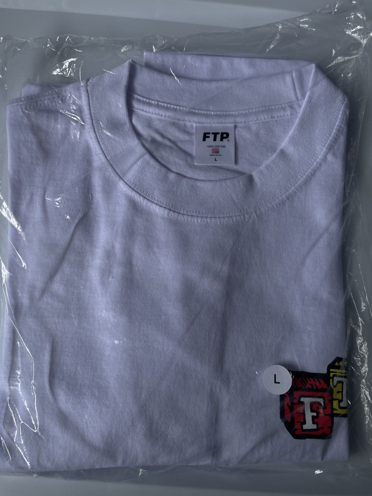 Fuck The Population FTP BLOCK TEE LARGE Size US L / EU 52-54 / 3 - 3 Thumbnail