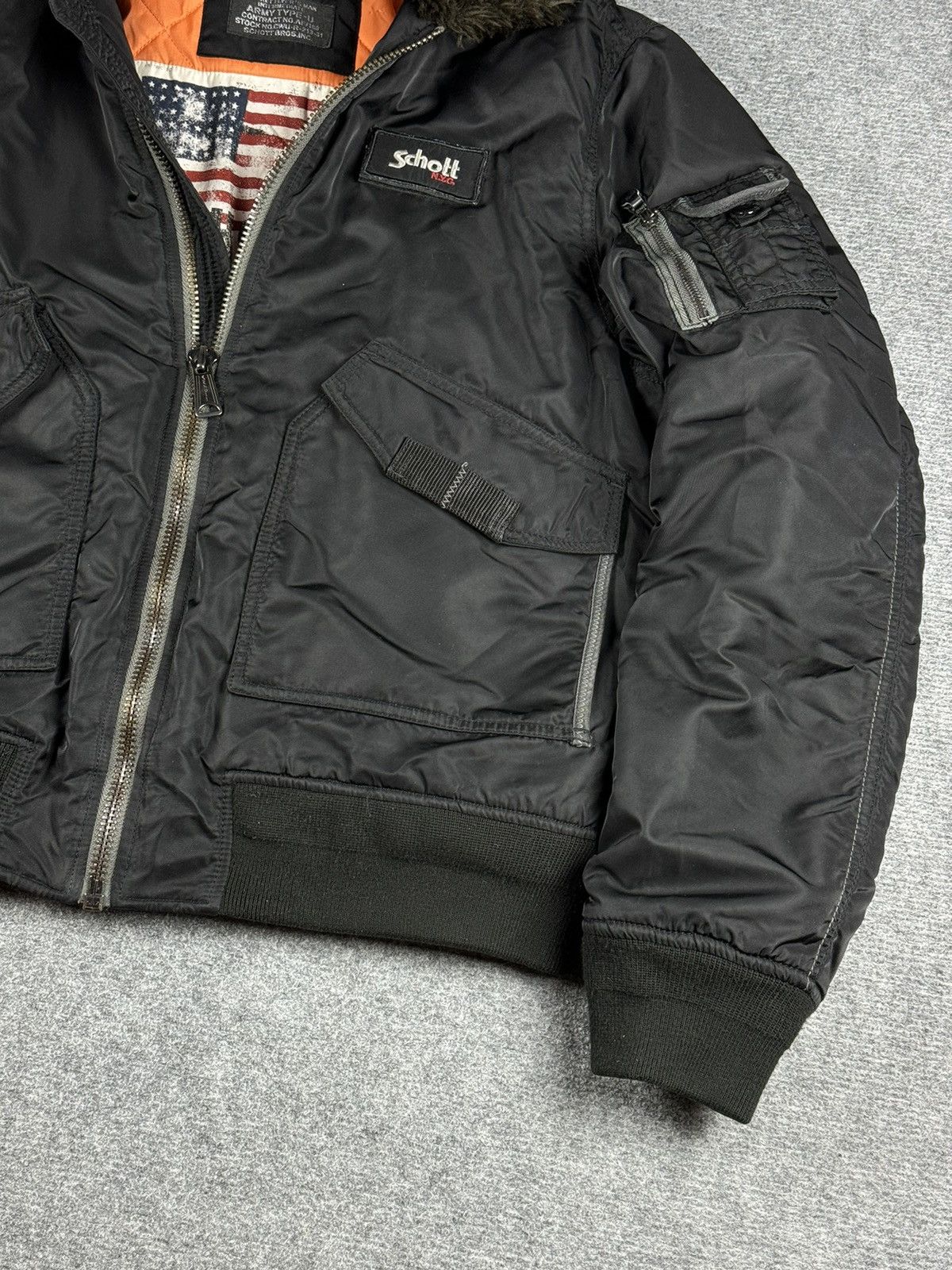 Schott Vintage Schott NYC Bomber Jacket pilot Size US M / EU 48-50 / 2 - 2 Thumbnail