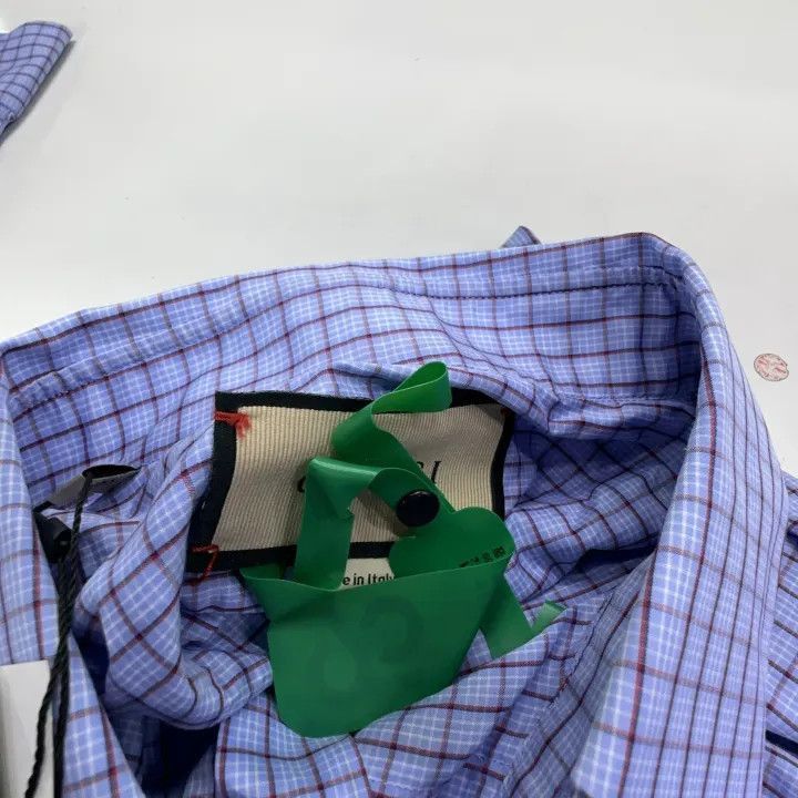 Gucci Gucci Gucci Blue Check Long Sleeve Shirt -2506 Size US M / EU 48-50 / 2 - 6 Thumbnail