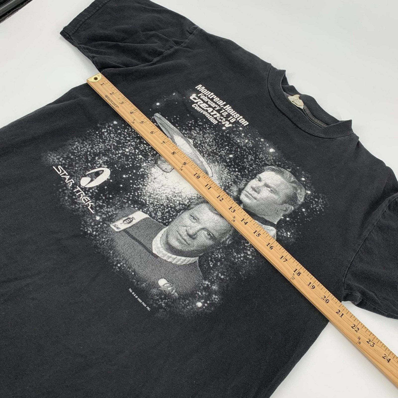 Vintage Vintage 1995 Star Trek Convention Short Sleeve Promo T-Shirt Size US L / EU 52-54 / 3 - 5 Thumbnail