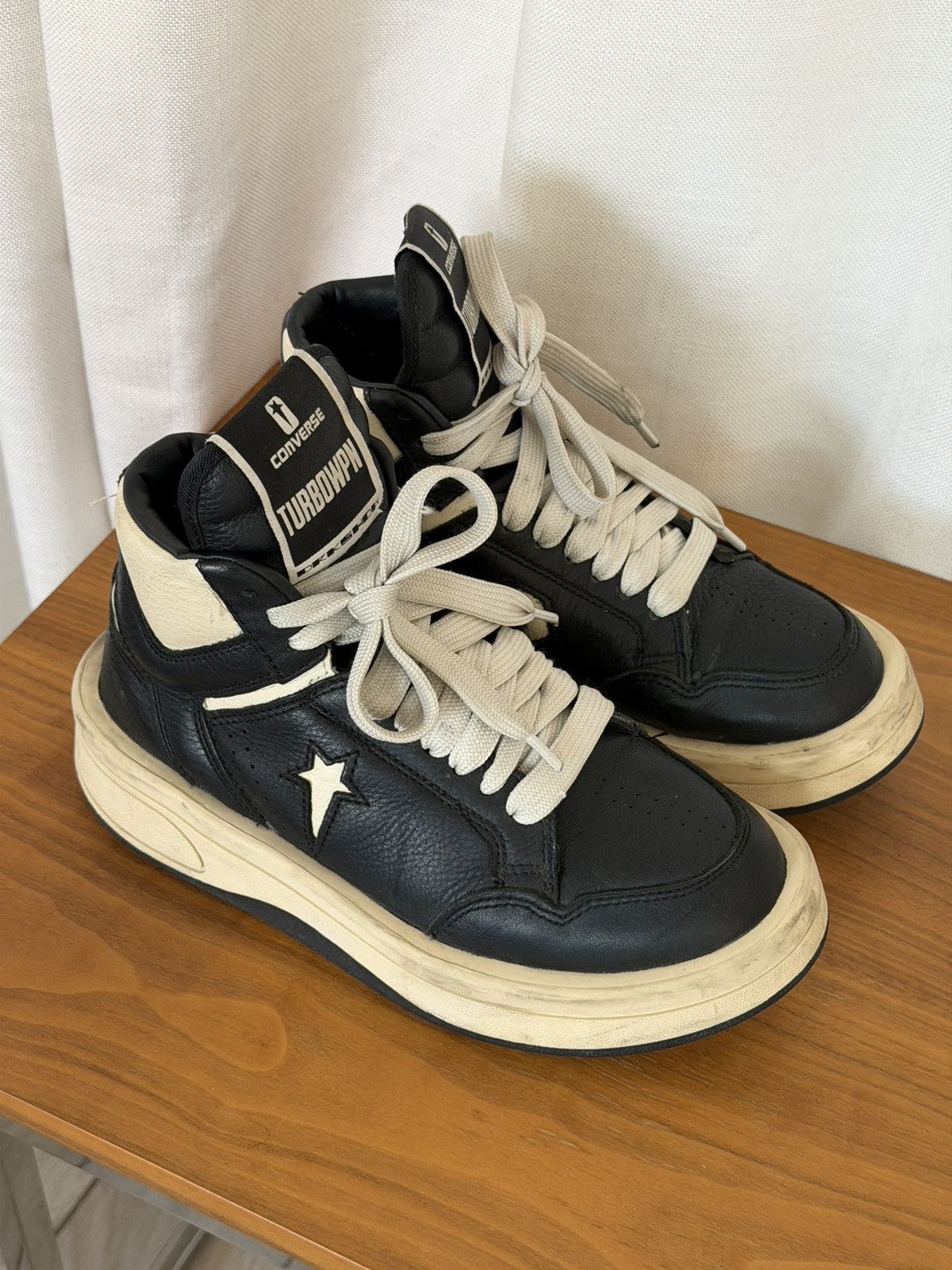 Rick Owens Drkshdw Converse Rick Owens x DRKSHDW TURBOWPN Size US 6.5 / IT 36.5 - 1 Thumbnail