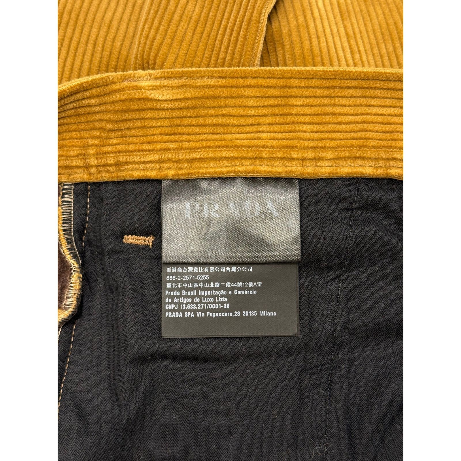 Prada 2000s Prada corduroy straight pants Size US 34 / EU 50 - 9 Thumbnail