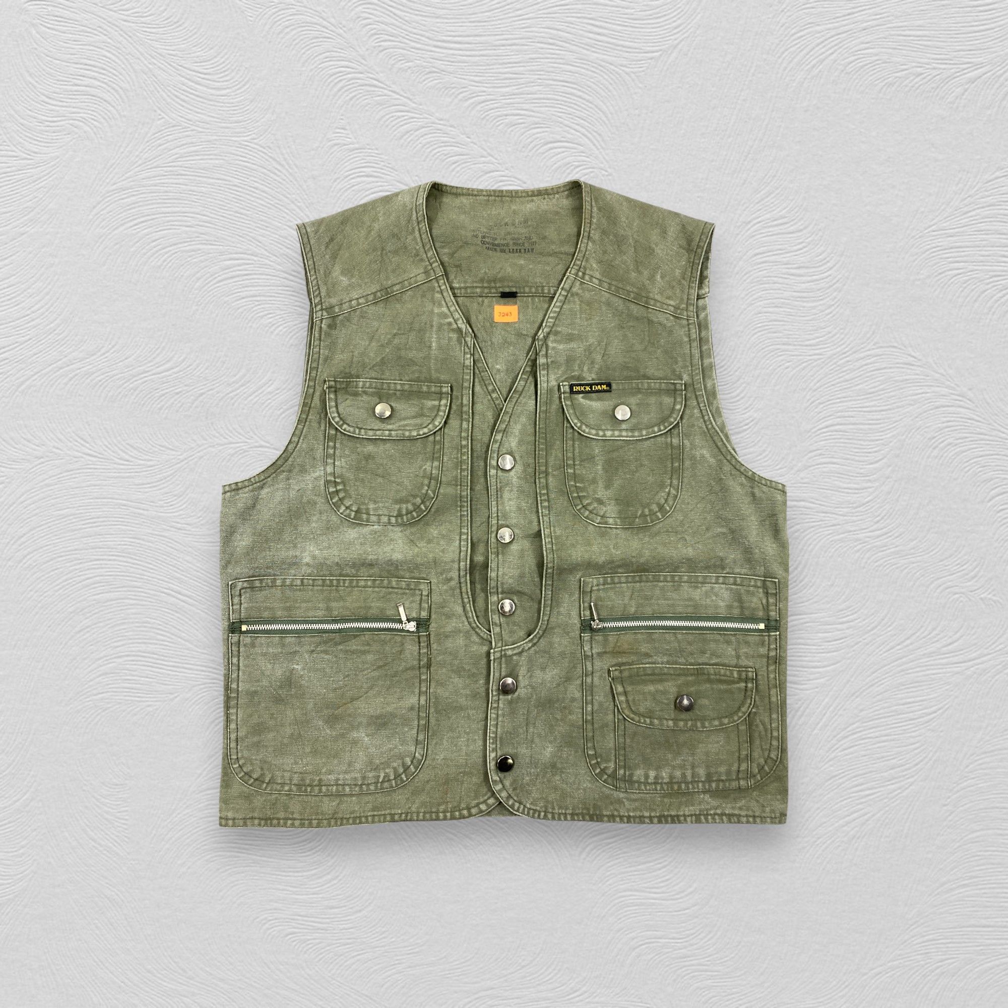 Japanese Brand Vintage Ruck Dam Jeans Vest Jacket- J243 Size US M / EU 48-50 / 2 - 1 Thumbnail