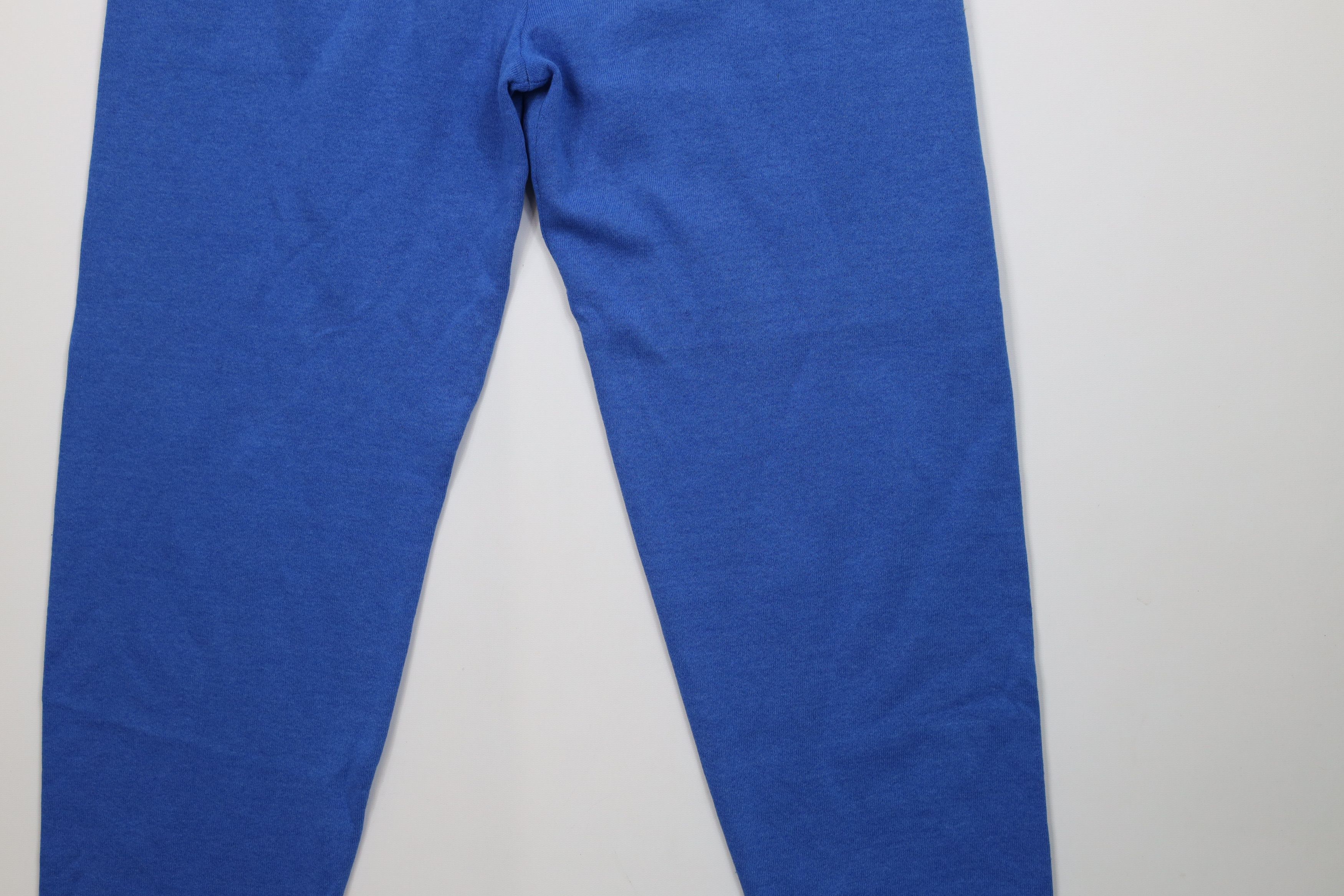 Vintage Vintage 90s Streetwear Sweatpants Joggers Royal Blue USA Size US 34 / EU 50 - 11 Thumbnail