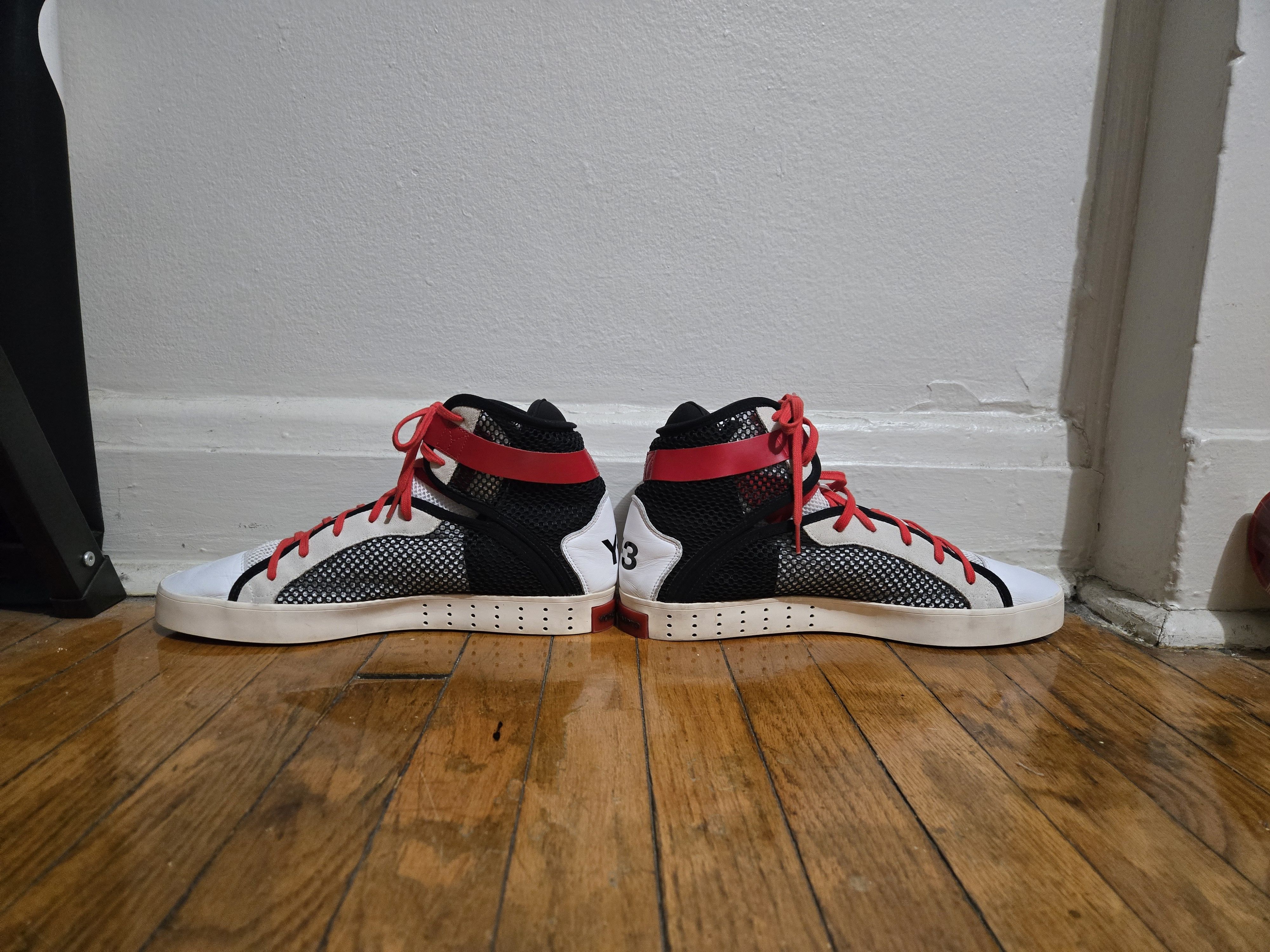 Adidas × Y's Adidas x Y3 2013 12.5US/12UK Laver High Sneaker Shoes Size US 12.5 / EU 45-46 - 6 Thumbnail