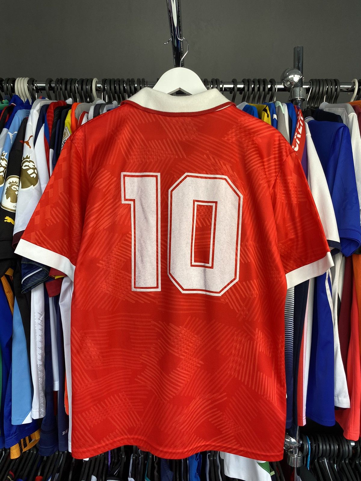 Lotto Sport 1992/94 LOTTO SWITZERLAND HOME SOCCER FOOTBALL JERSEY SHIRT Size US S / EU 44-46 / 1 - 2 Thumbnail