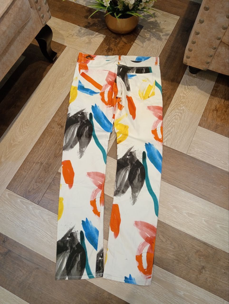 Paul Smith PAUL SMITH PAINT JEANS Size US 33 - 9 Thumbnail
