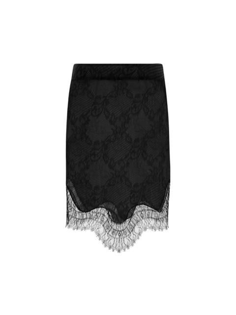 Tom Ford o1w1db10525 GC5728 Lace Midi Skirt in Black Size 27" / US 4 / IT 40 - 1 Preview