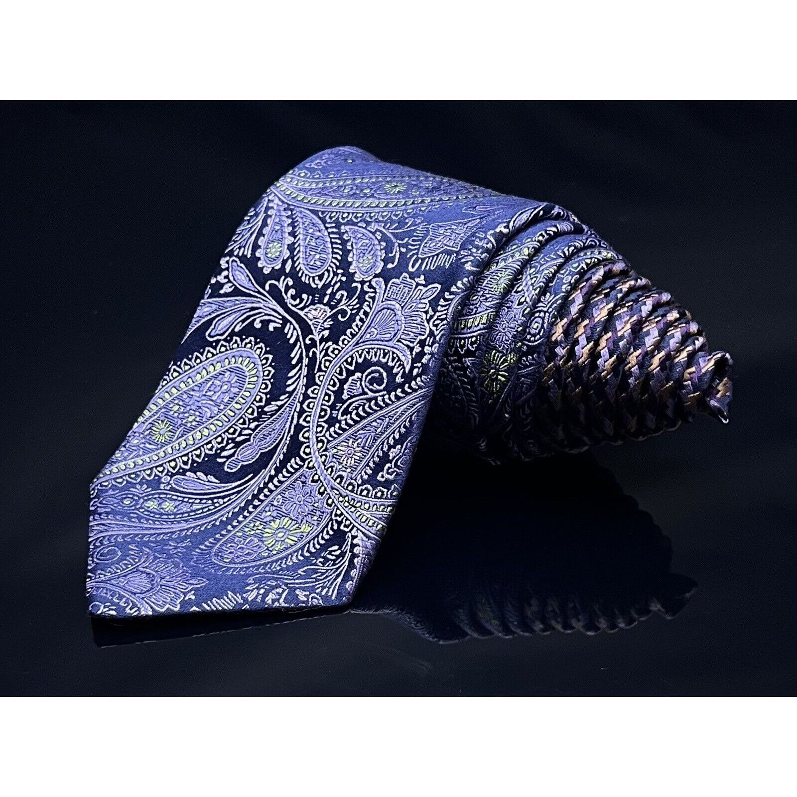 ROBERT GRAHAM PAISLEY PURPLE Men's Neck Tie W:3 1/2