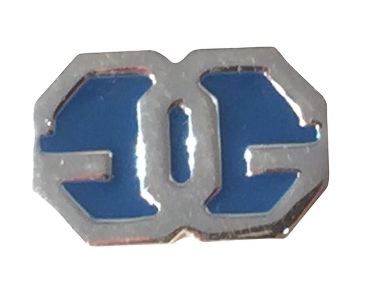 Givenchy Givenchy GG Silver and Blue Enamel Pin Size ONE SIZE - 1 Thumbnail