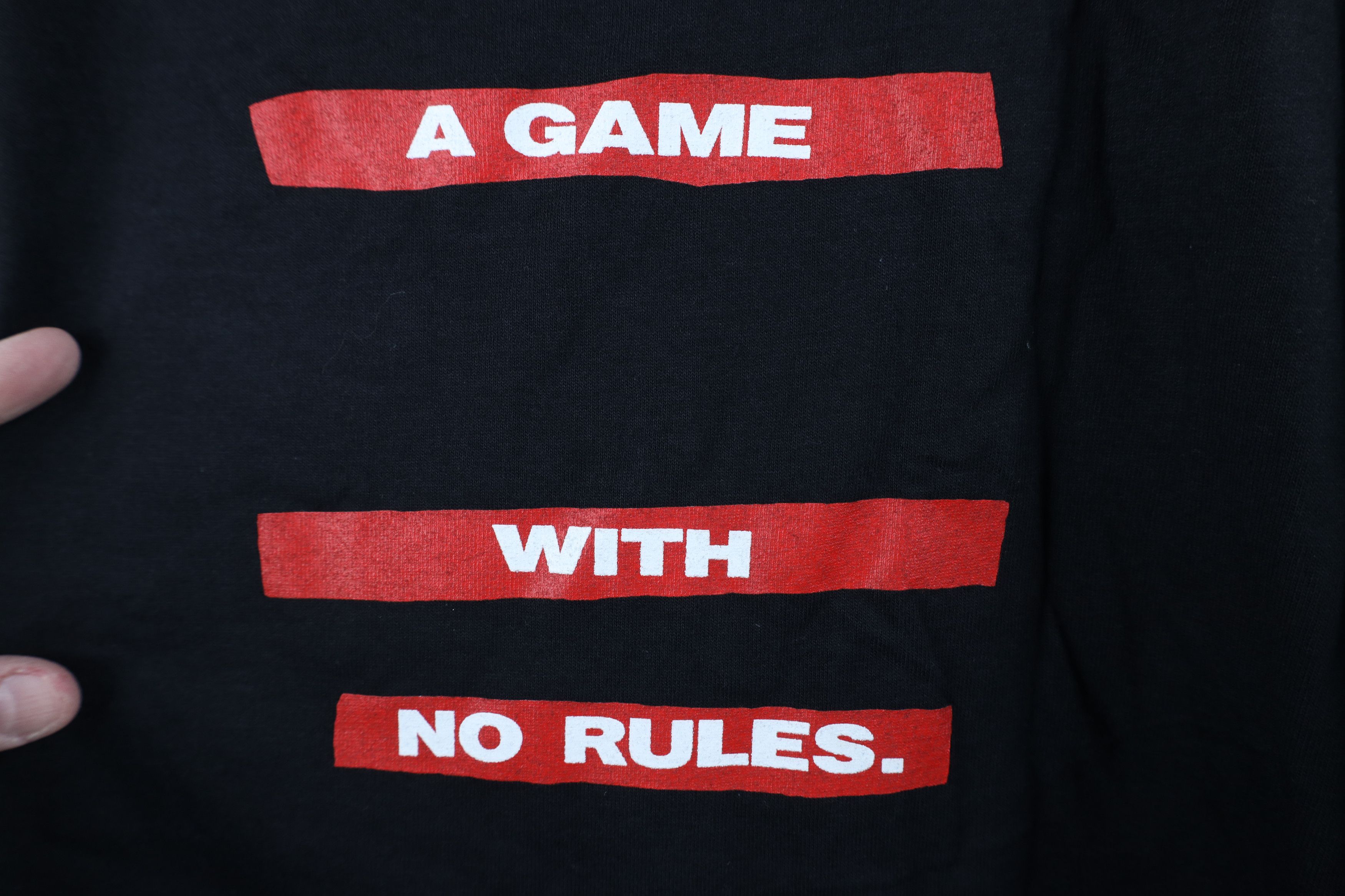 Vintage Vintage 90s Playing God Movie Short Sleeve T-Shirt Black Size US XL / EU 56 / 4 - 9 Thumbnail