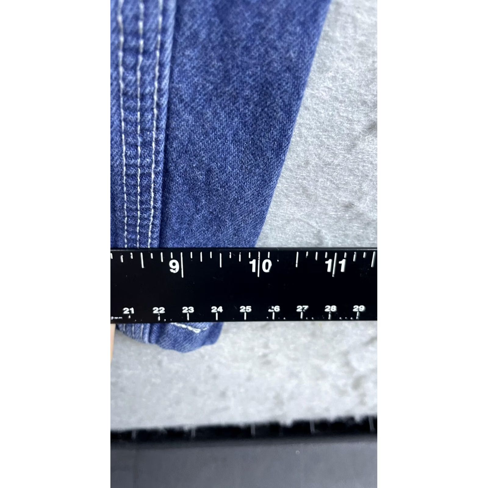 Carhartt Carhartt Jeans Mens 42x32 Blue Medium Wash Relaxed Fit Dungaree Workwear B13 Size US 42 / EU 58 - 5 Thumbnail