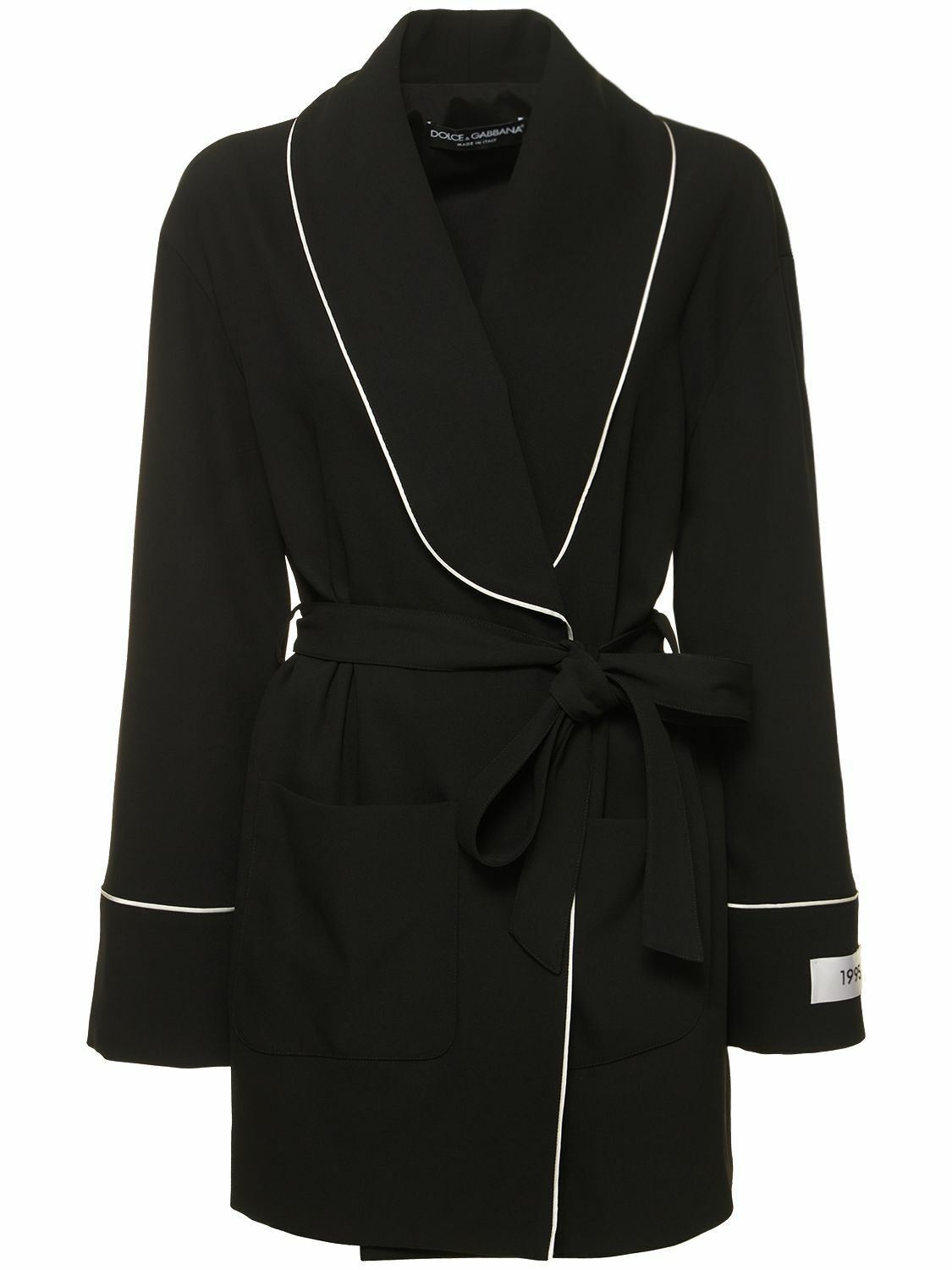 Dolce & Gabbana o1y0825 Trench Coat in Black Size S / US 4 / IT 40 - 1 Thumbnail