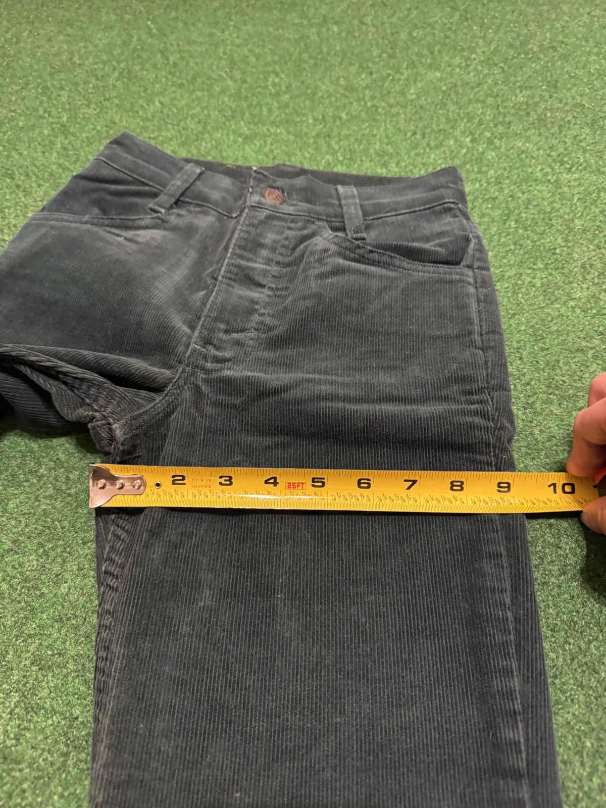 Levi's Vintage Clothing Vintage 70s Levi’s Student Retro Green Corduroy 25x30 Pants Size US 26 / EU 42 - 11 Thumbnail